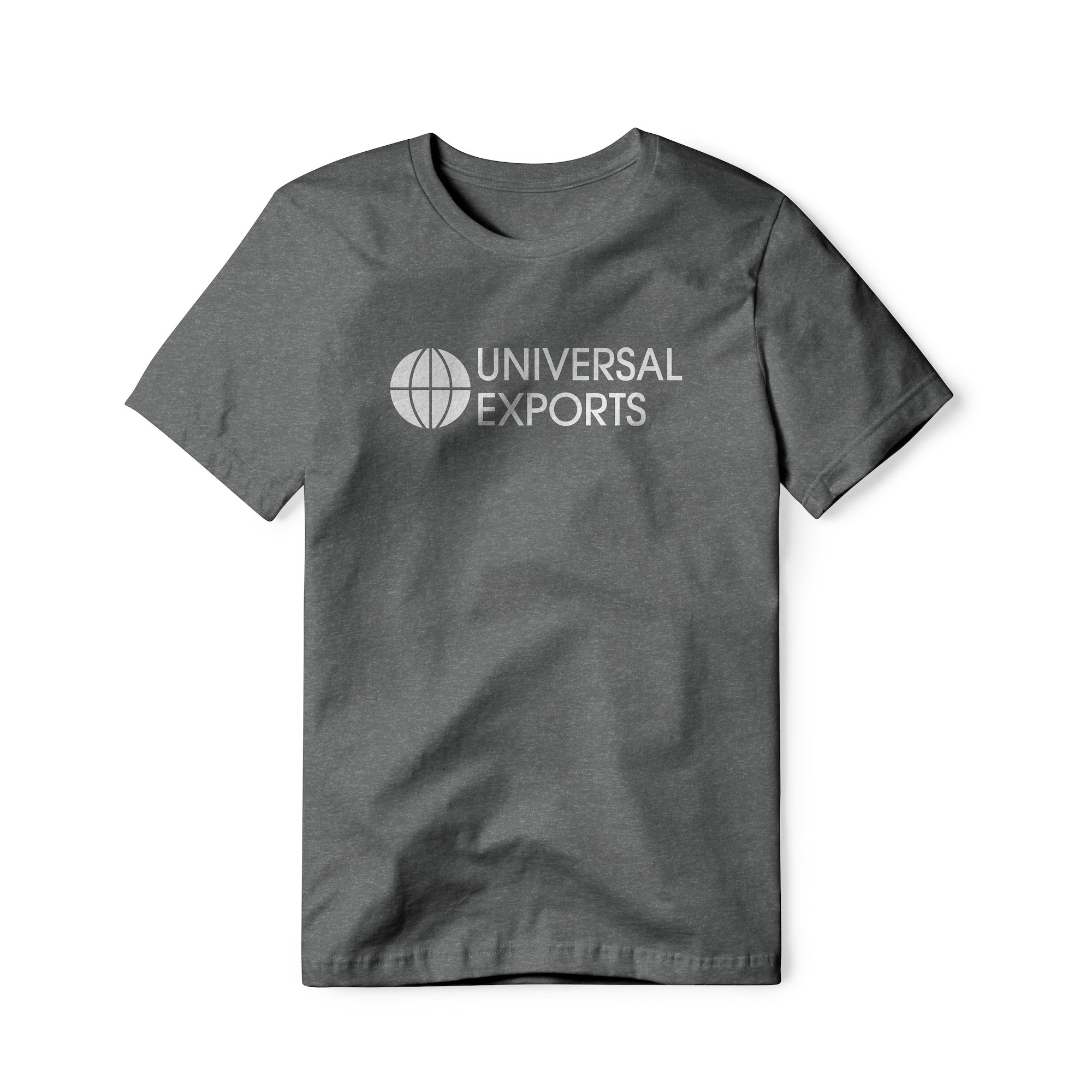 Universal Exports Logo (White) : James Bond Movie, Cotton/Poly Blend Tee