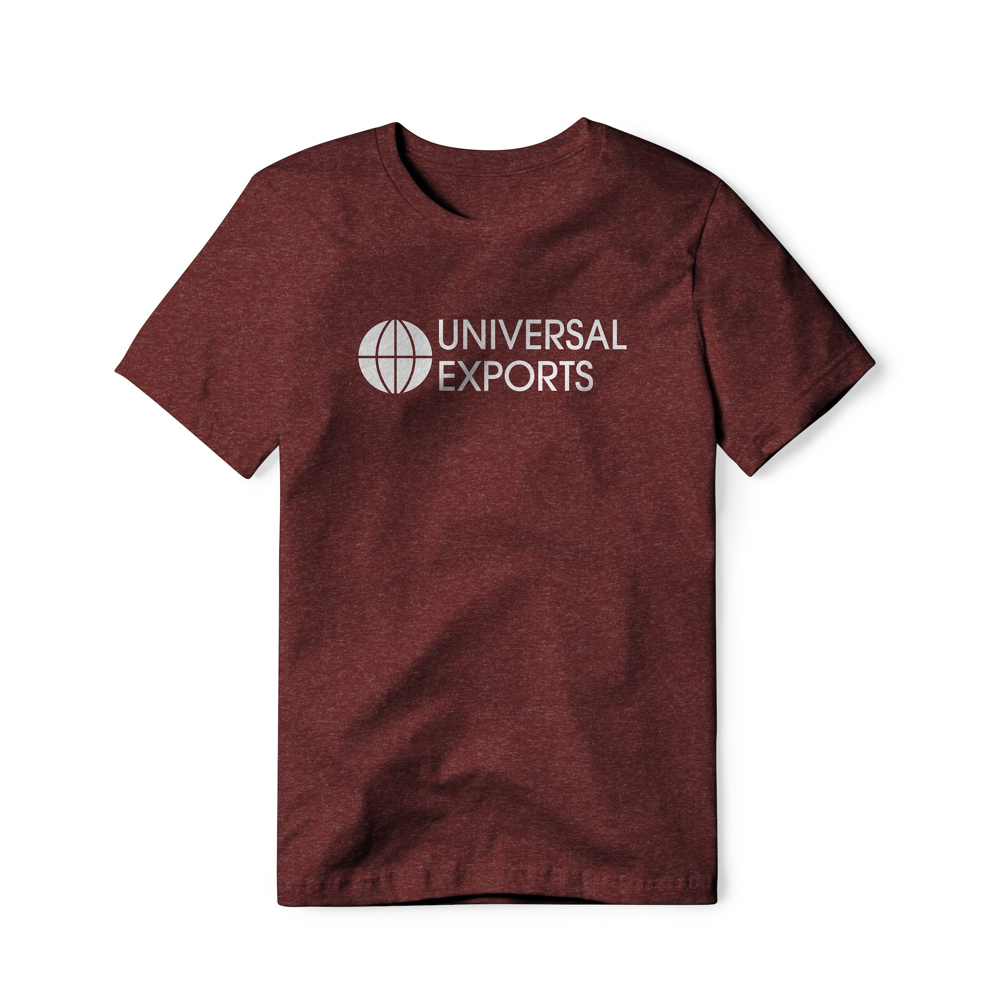 Universal Exports Logo (White) : James Bond Movie, Cotton/Poly Blend Tee