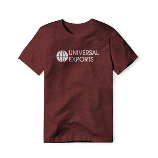 Universal Exports Logo (White) : James Bond Movie, Cotton/Poly Blend Tee