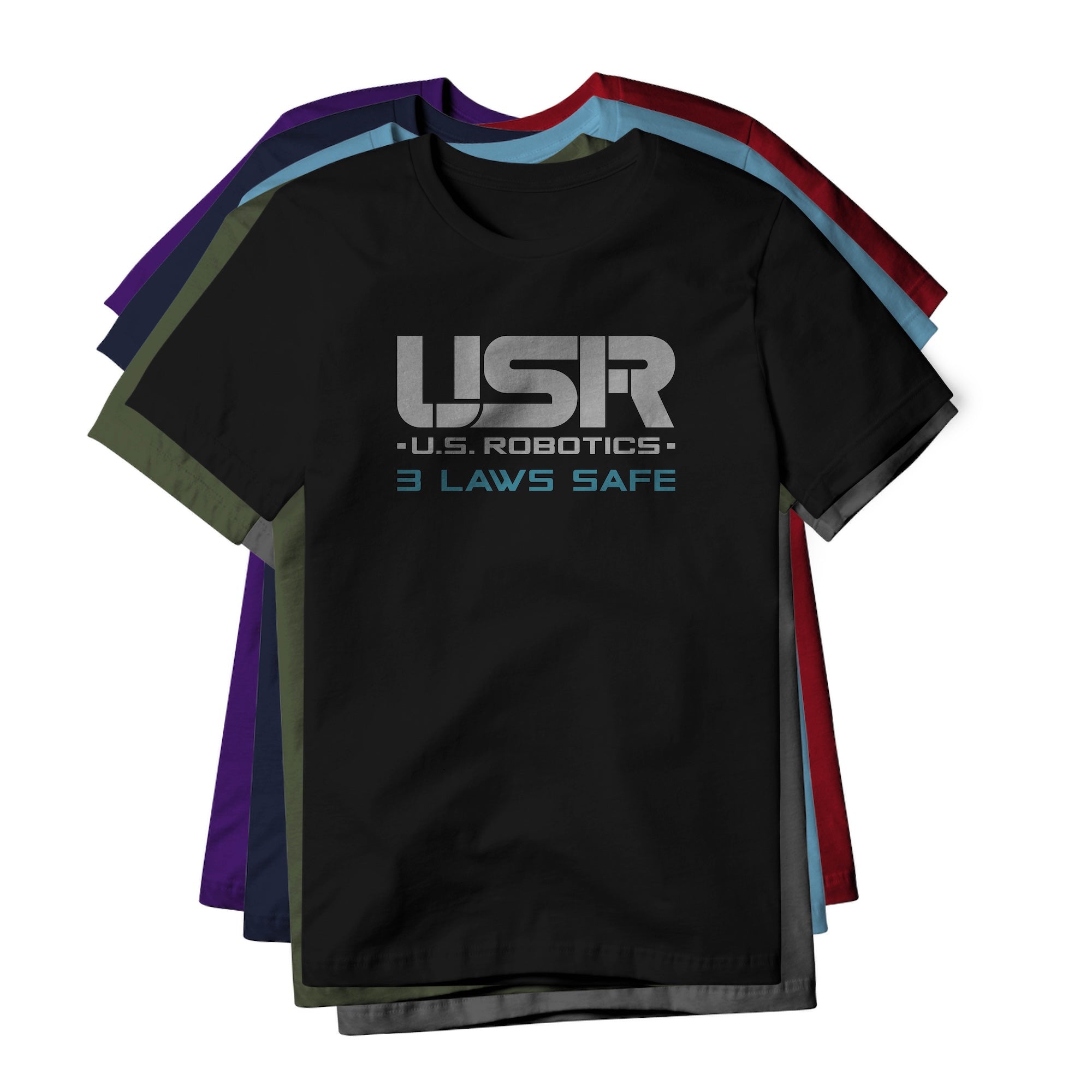 US Robotics Logo : I, Robot Movie, Classic Cotton Tee