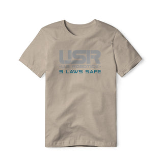 US Robotics Logo : I, Robot Movie, Cotton/Poly Blend Tee