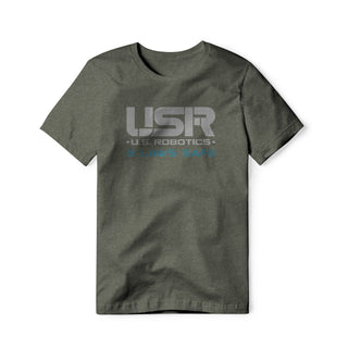 US Robotics Logo : I, Robot Movie, Cotton/Poly Blend Tee