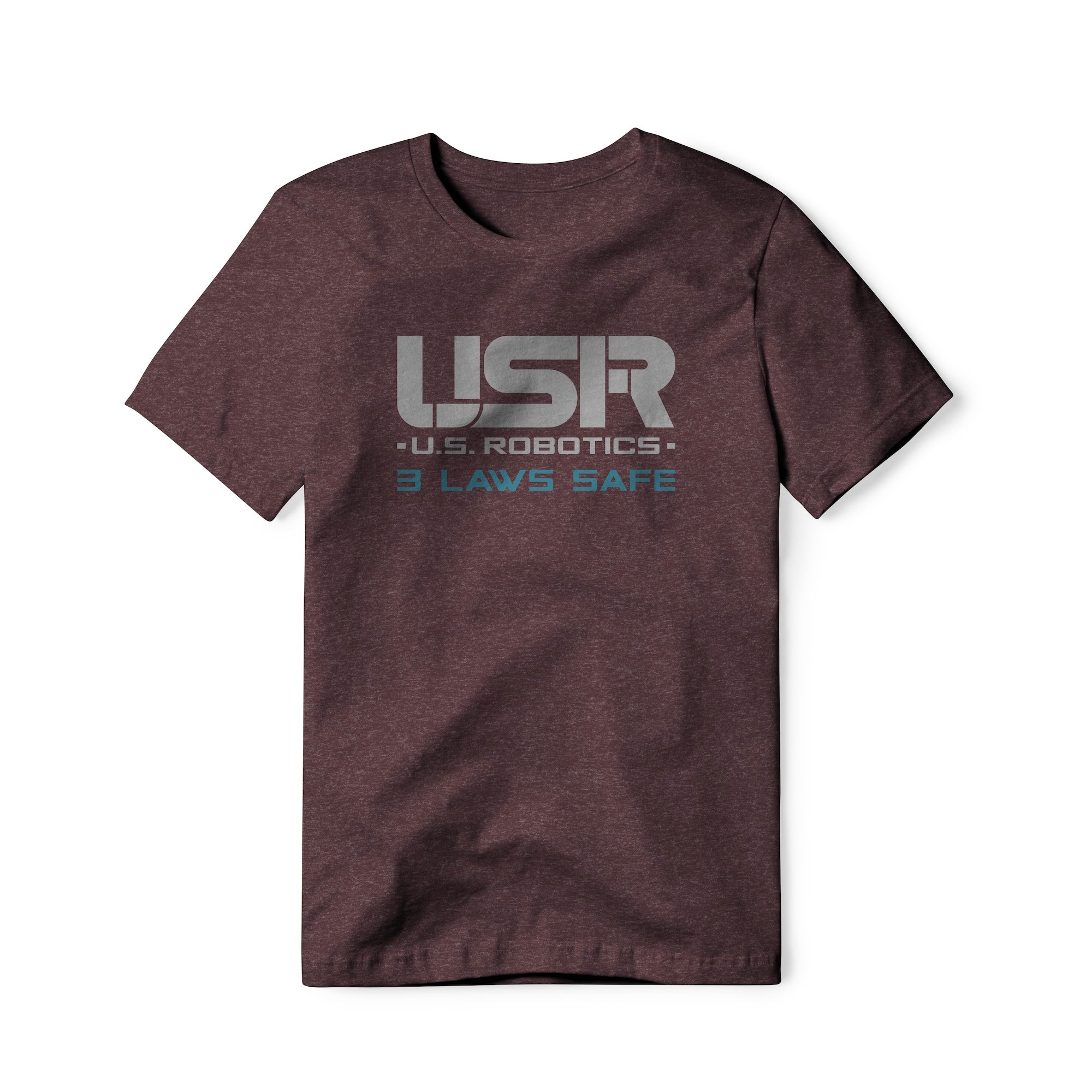 US Robotics Logo : I, Robot Movie, Cotton/Poly Blend Tee