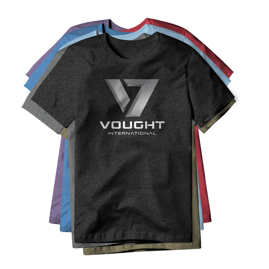 Vought International Logo : The Boys Show, Cotton/Poly Blend Tee
