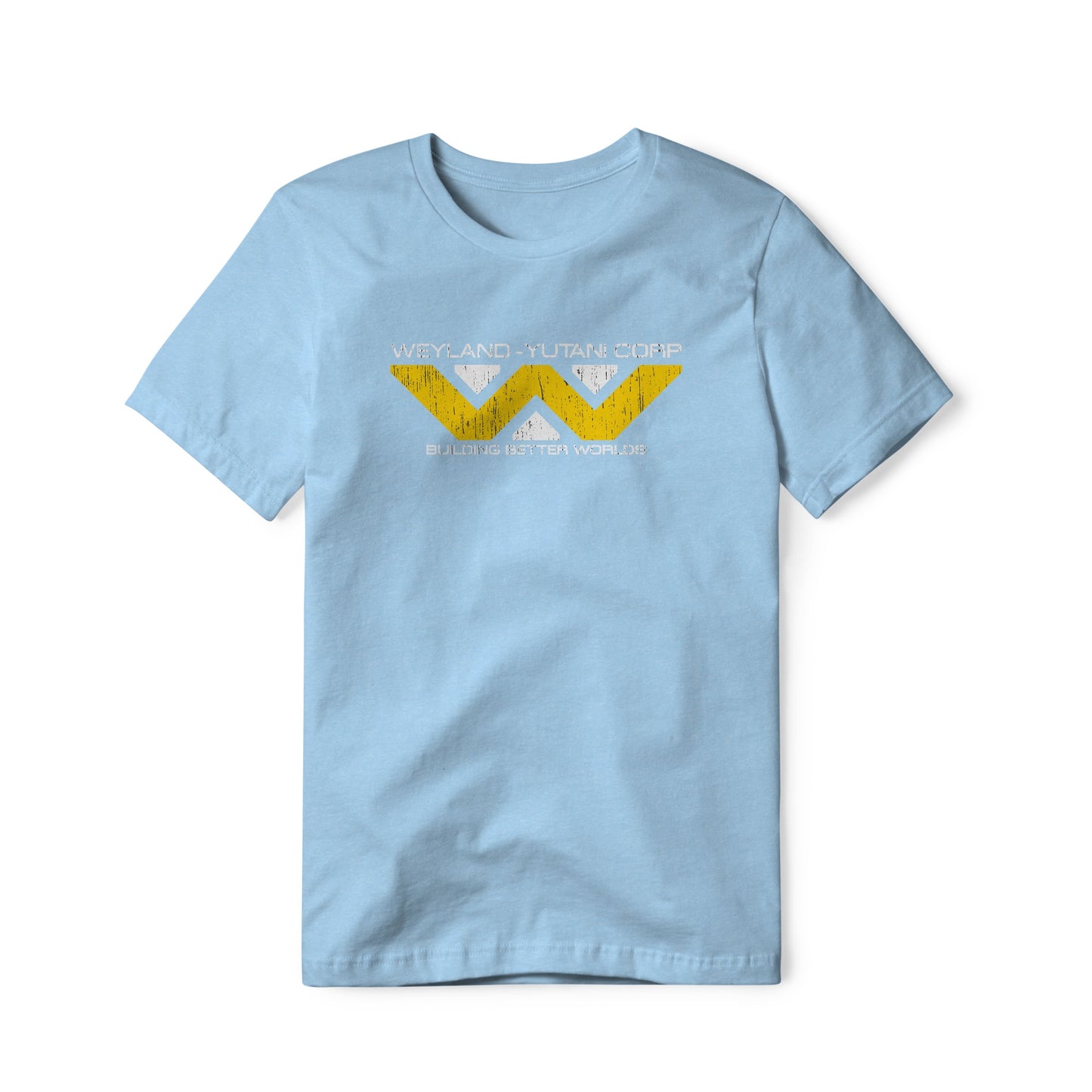 Weyland-Yutani Distressed Logo : Alien Movie, Cotton/Poly Blend Tee