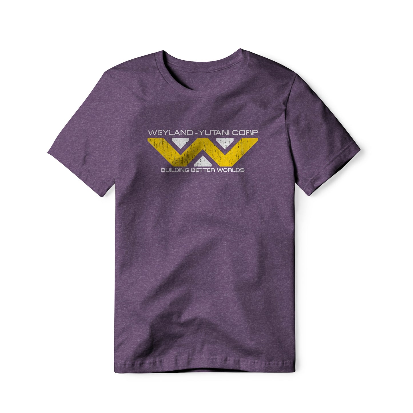 Weyland-Yutani Distressed Logo : Alien Movie, Cotton/Poly Blend Tee