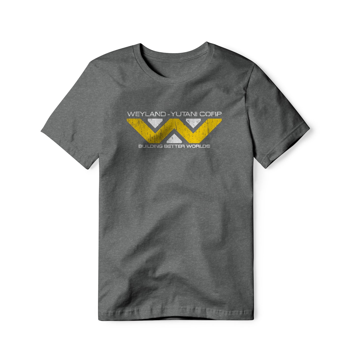 Weyland-Yutani Distressed Logo : Alien Movie, Cotton/Poly Blend Tee