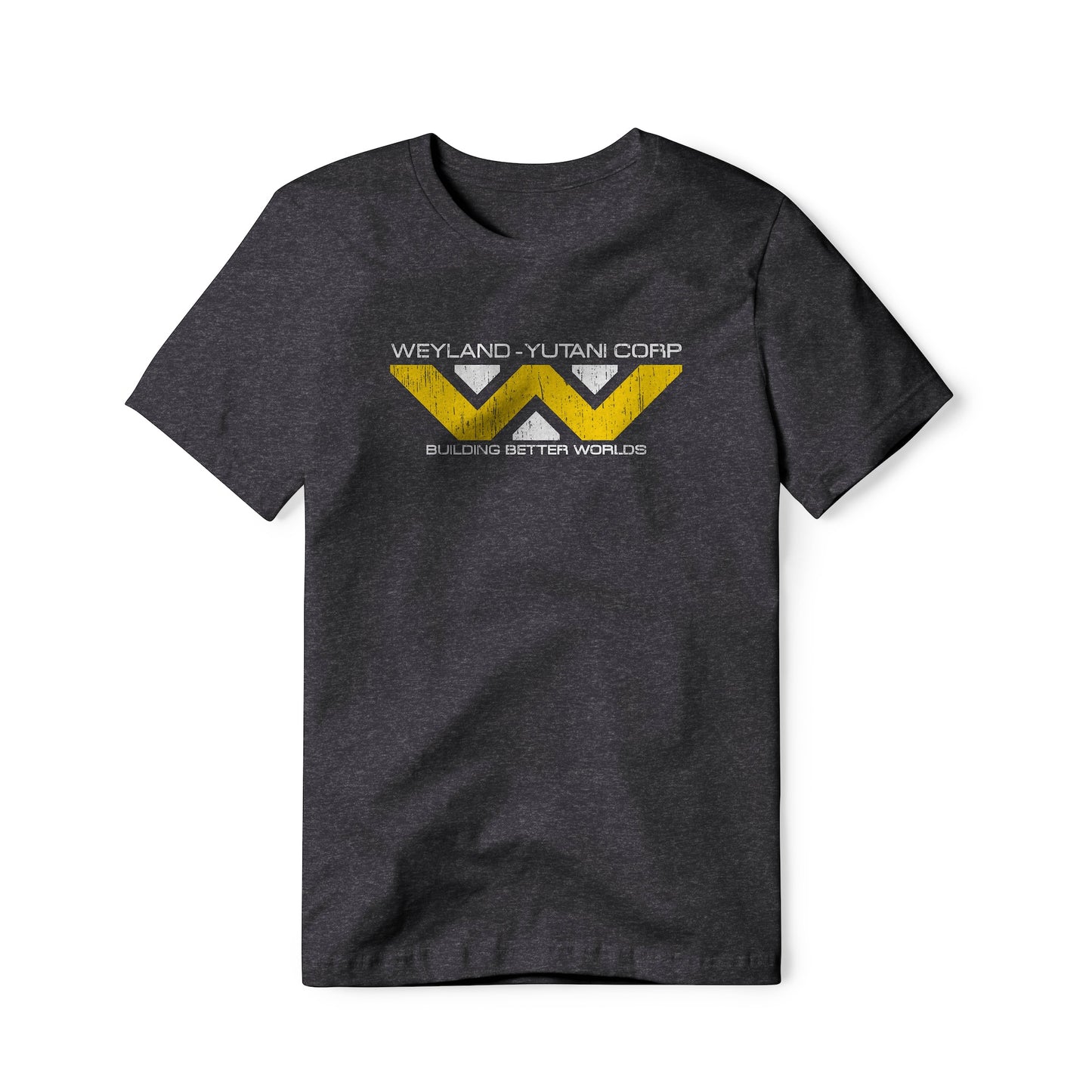 Weyland-Yutani Distressed Logo : Alien Movie, Cotton/Poly Blend Tee