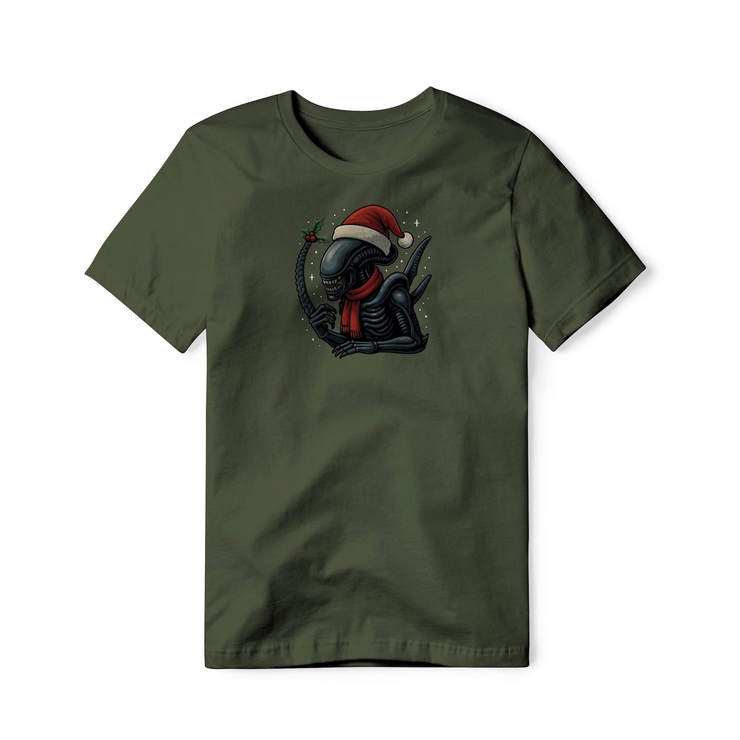 Xenomorph (Christmas Edition) : Alien Movie, Classic Cotton Tee