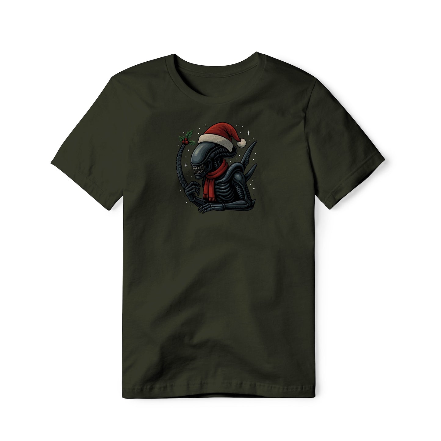Xenomorph (Christmas Edition) : Alien Movie, Classic Cotton Tee