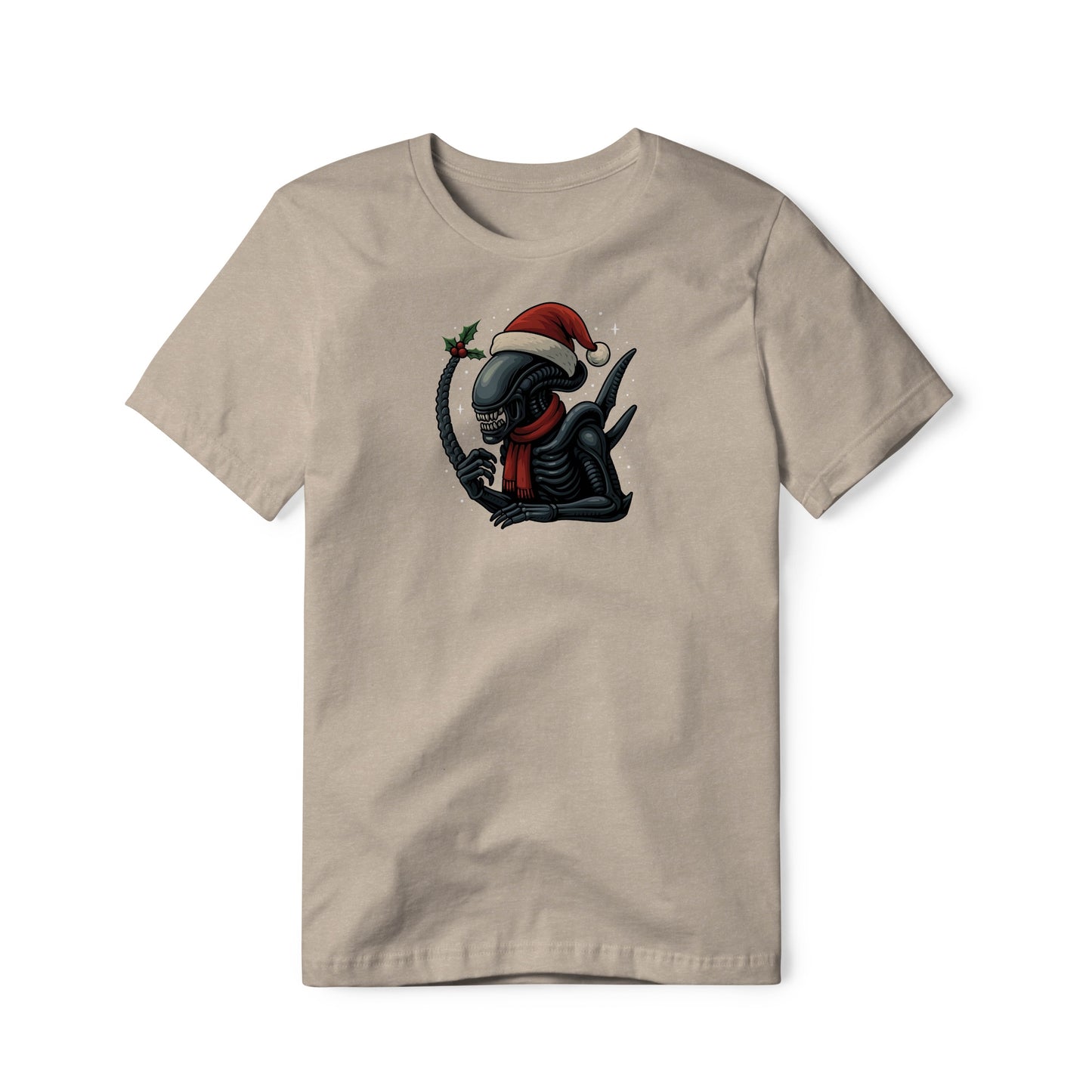 Xenomorph (Christmas Edition) : Alien Movie, Cotton/Poly Blend Tee