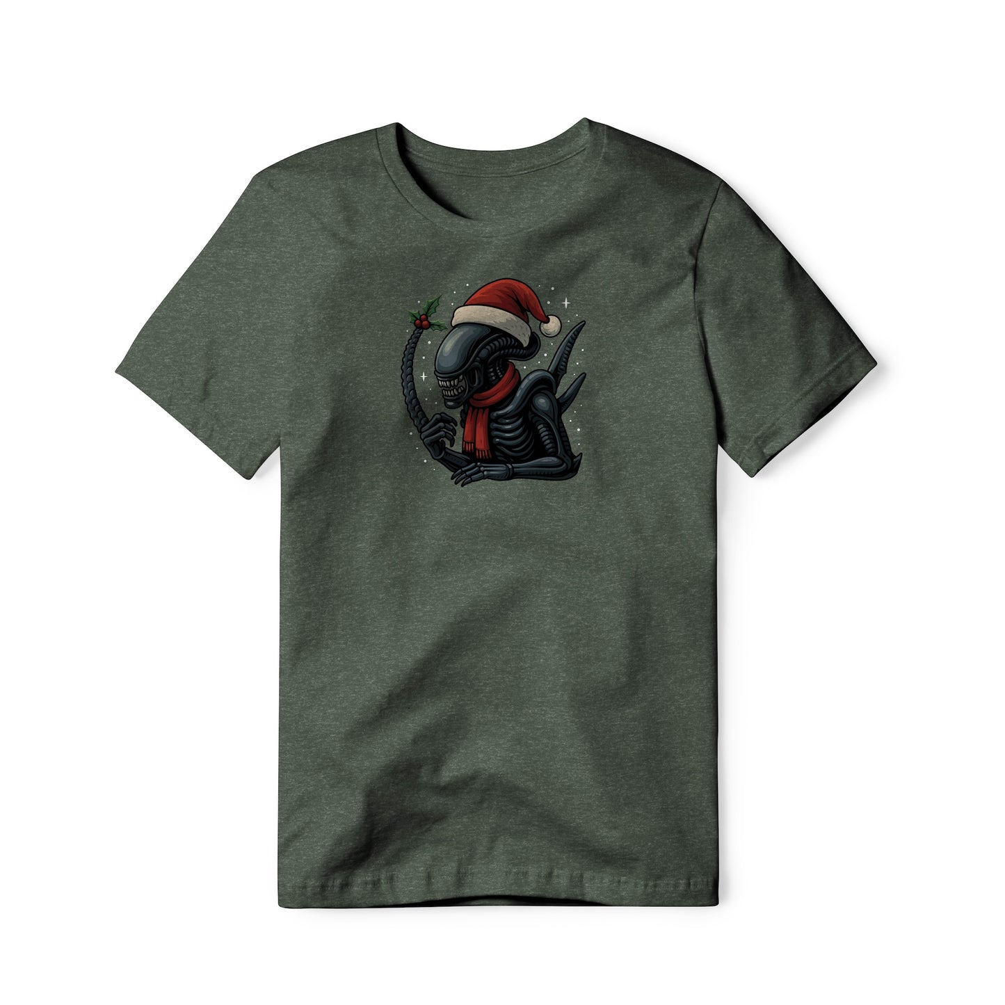 Xenomorph (Christmas Edition) : Alien Movie, Cotton/Poly Blend Tee