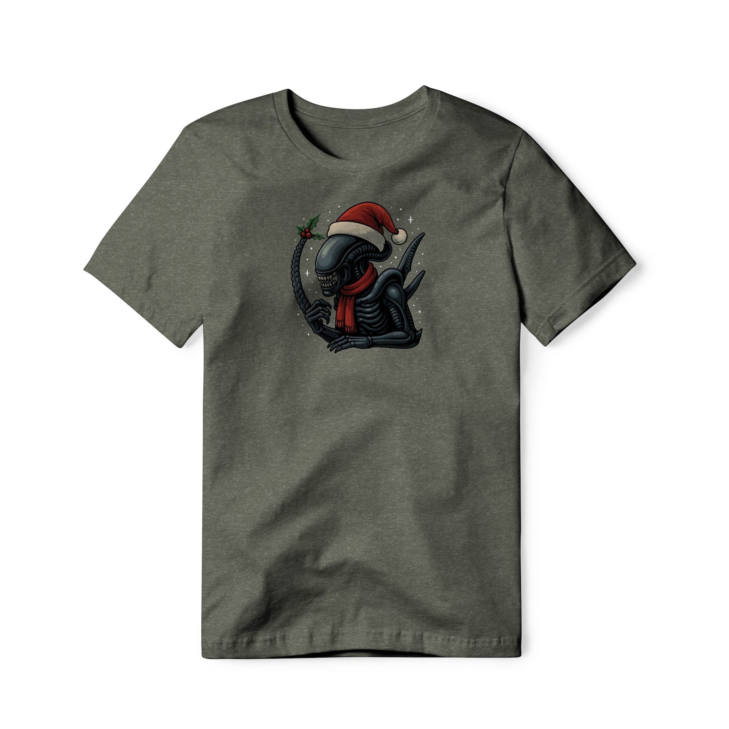 Xenomorph (Christmas Edition) : Alien Movie, Cotton/Poly Blend Tee