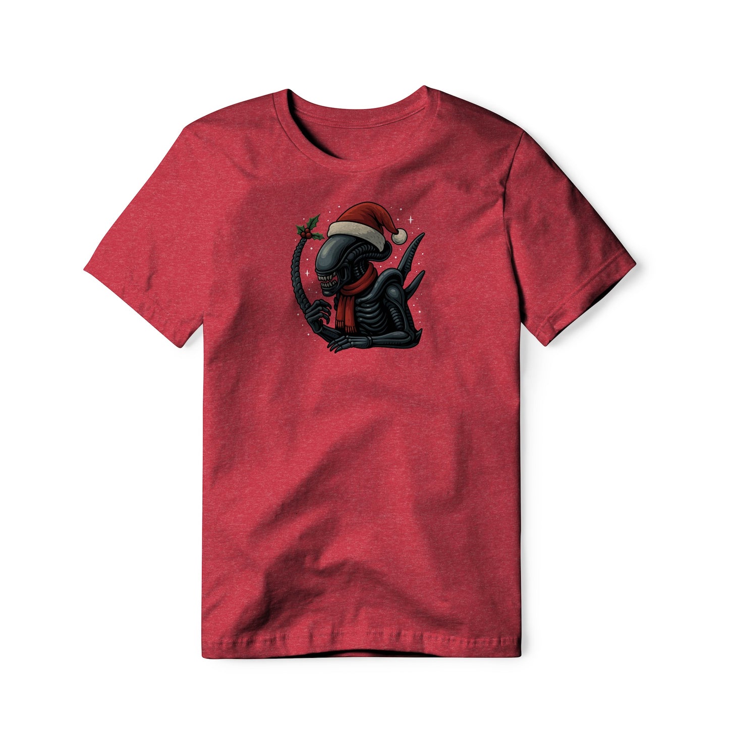 Xenomorph (Christmas Edition) : Alien Movie, Cotton/Poly Blend Tee