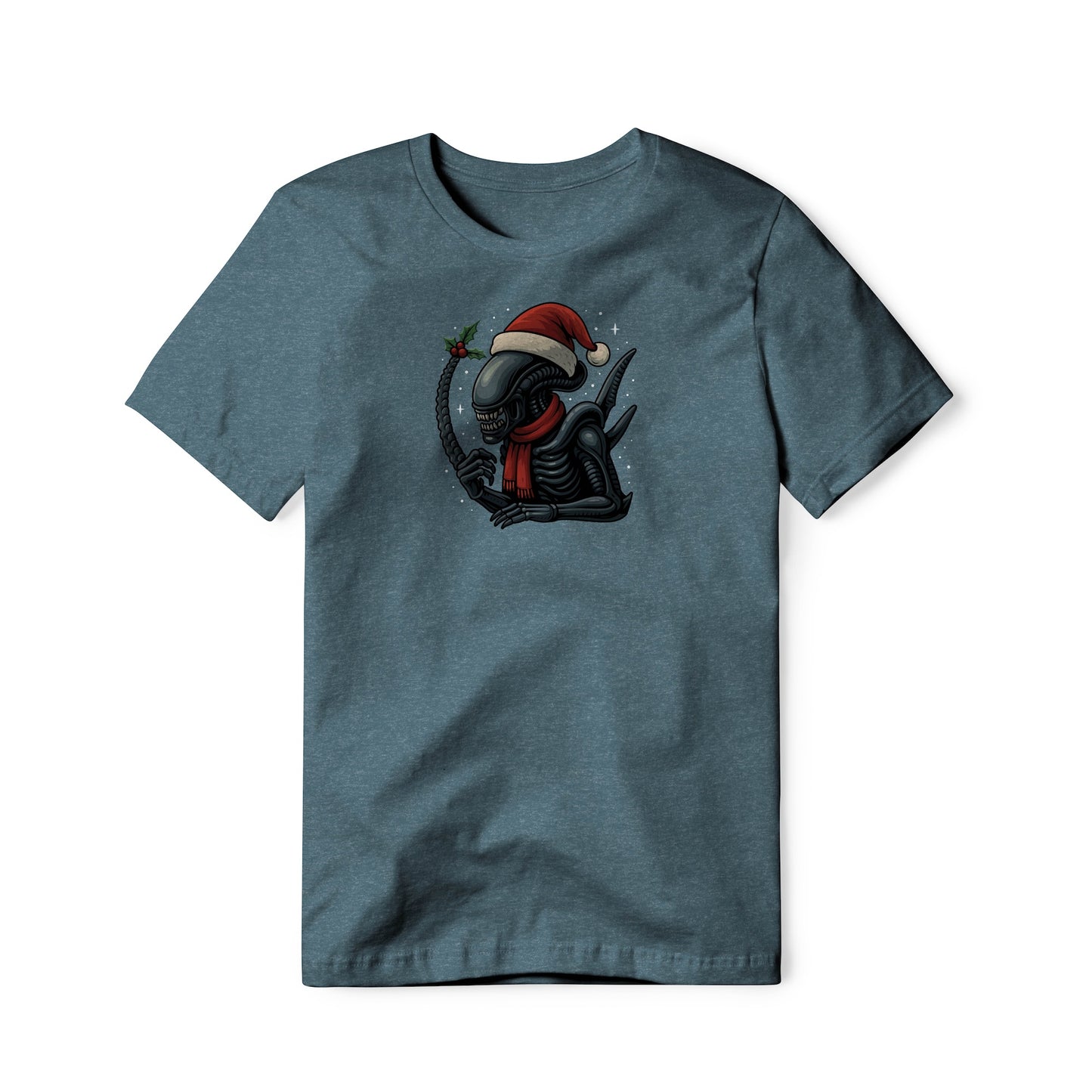 Xenomorph (Christmas Edition) : Alien Movie, Cotton/Poly Blend Tee