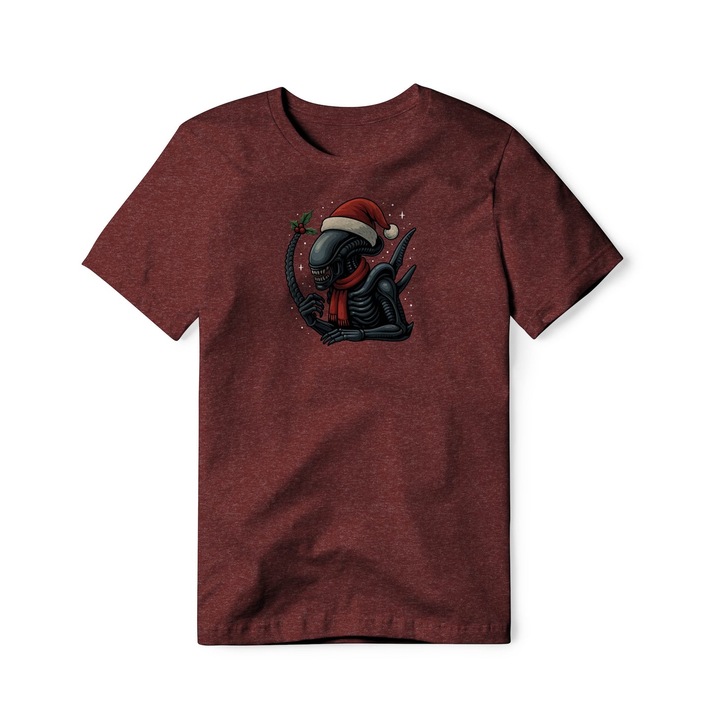Xenomorph (Christmas Edition) : Alien Movie, Cotton/Poly Blend Tee