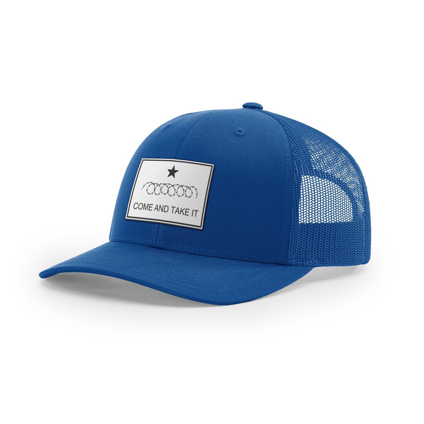 Come And Take It : Razor Wire (White Leather), Snapback Hat