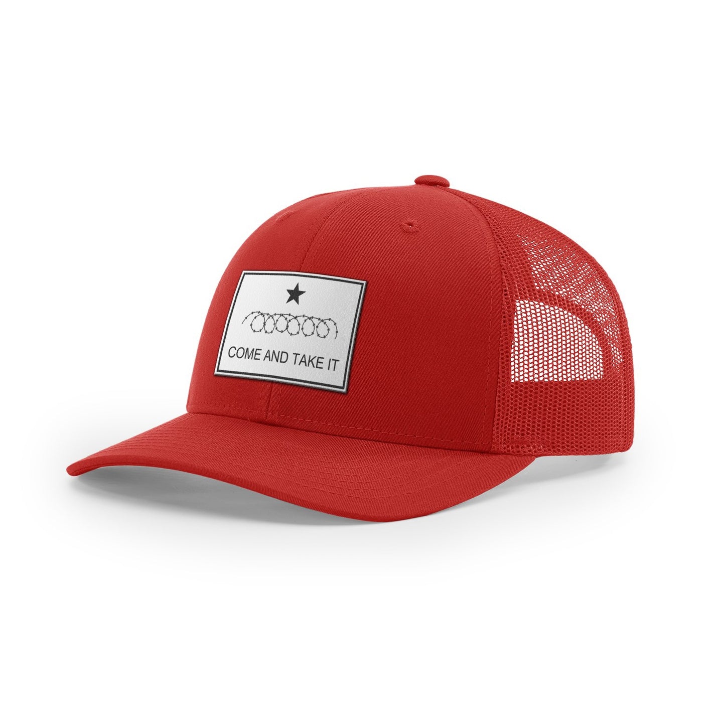 Come And Take It : Razor Wire (White Leather), Snapback Hat