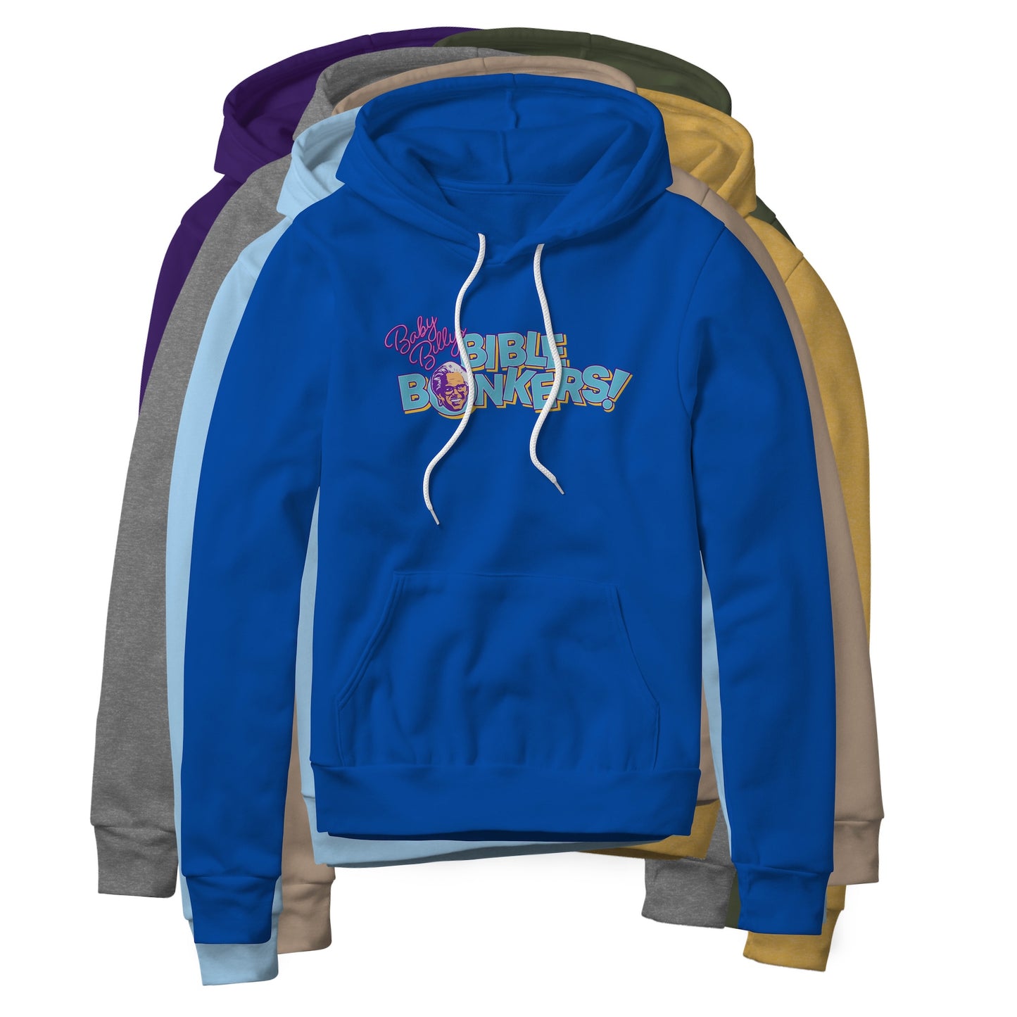 Baby Billy's Bible Bonkers Logo : Righteous Gemstones Show, Fleece Hoodie