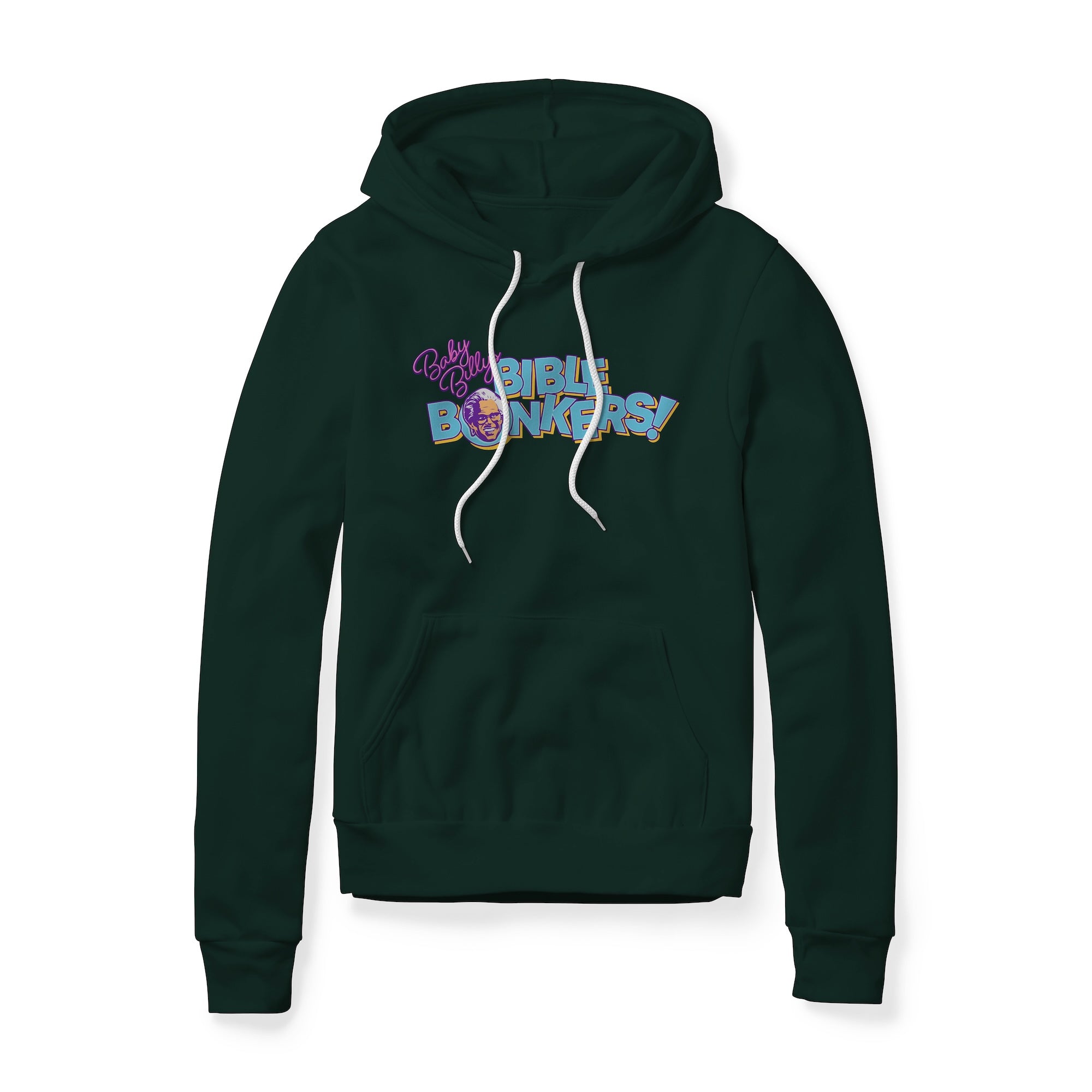 Baby Billy's Bible Bonkers Logo : Righteous Gemstones Show, Fleece Hoodie