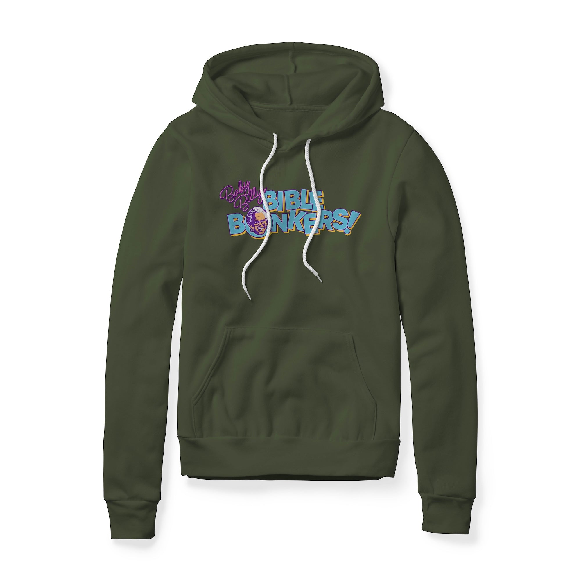 Baby Billy's Bible Bonkers Logo : Righteous Gemstones Show, Fleece Hoodie