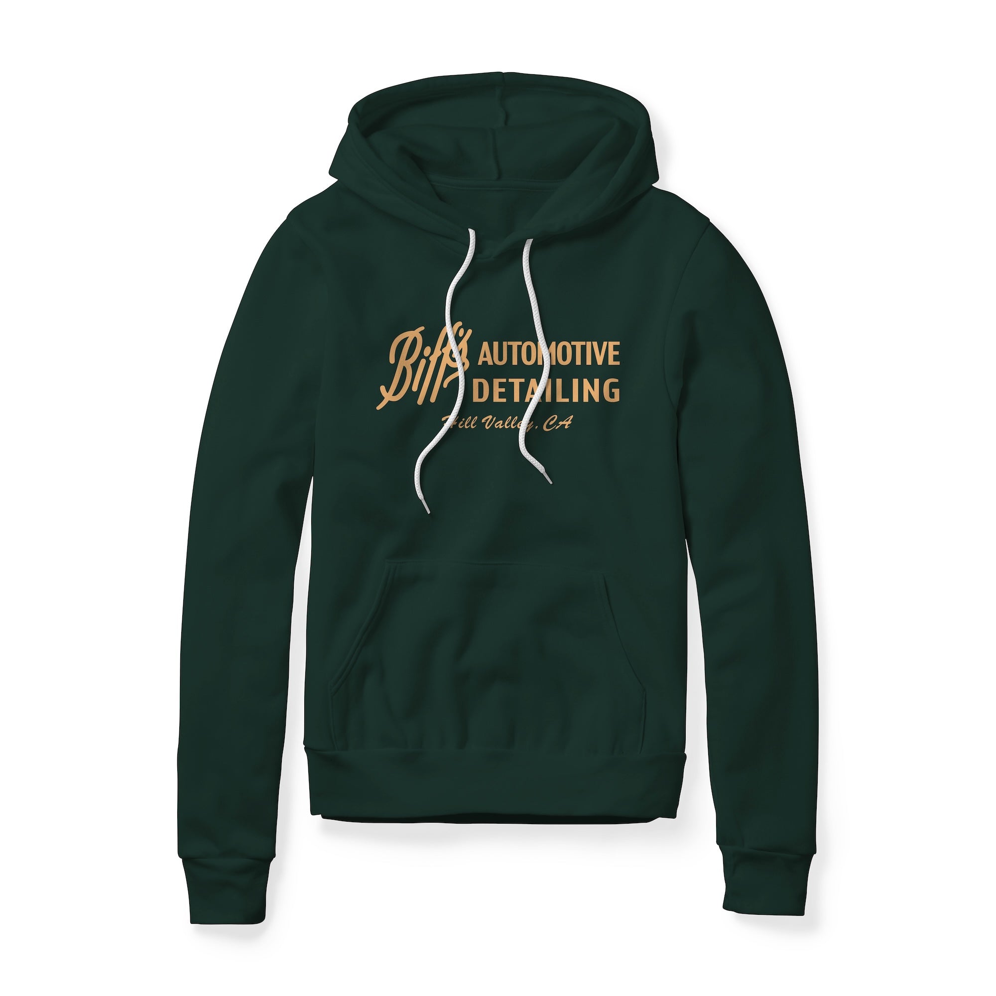 Biff's Automotive Detailing Logo : Back To The Future Movie, Fleece Hoodie