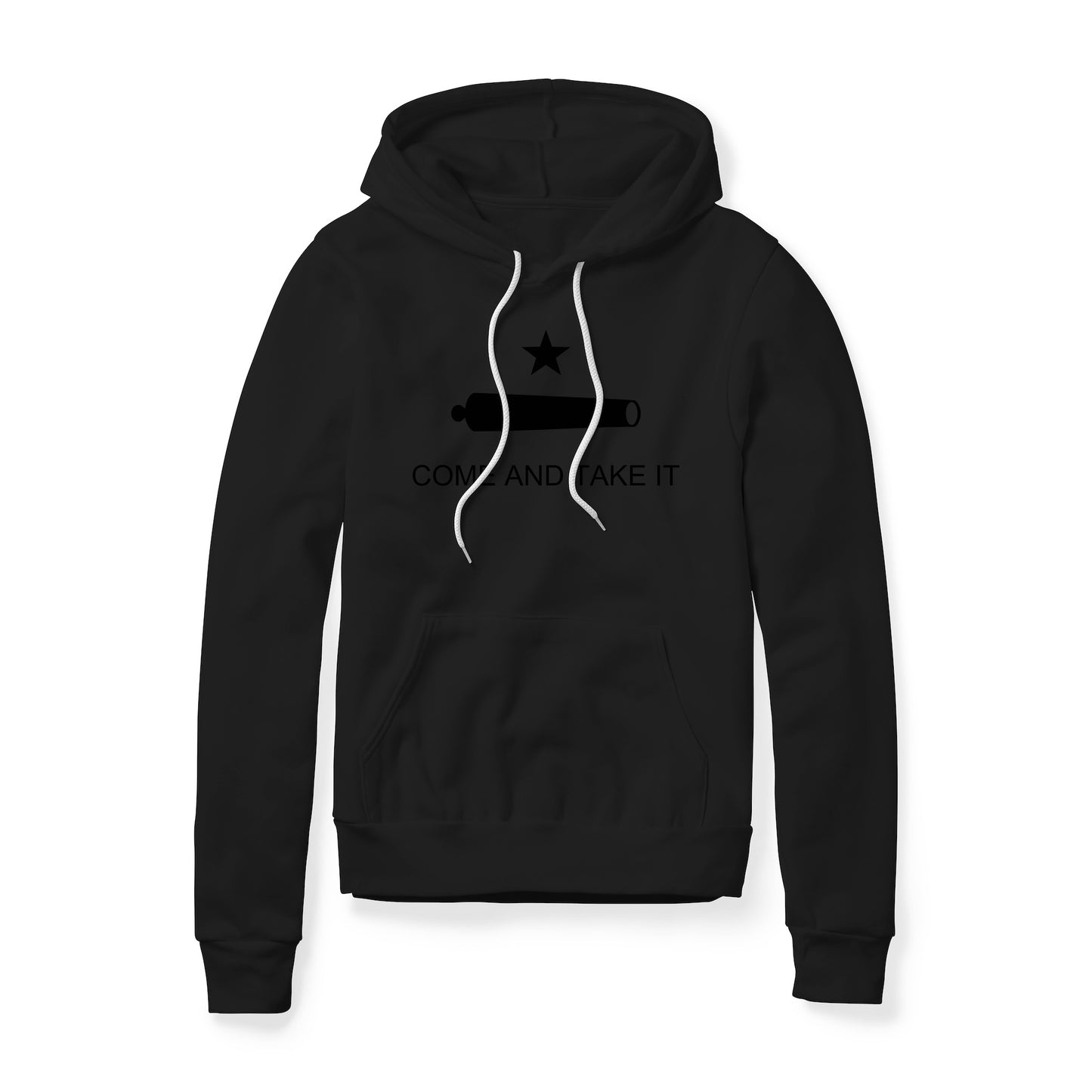 Come And Take It : Cannon (Black), Fleece Hoodie