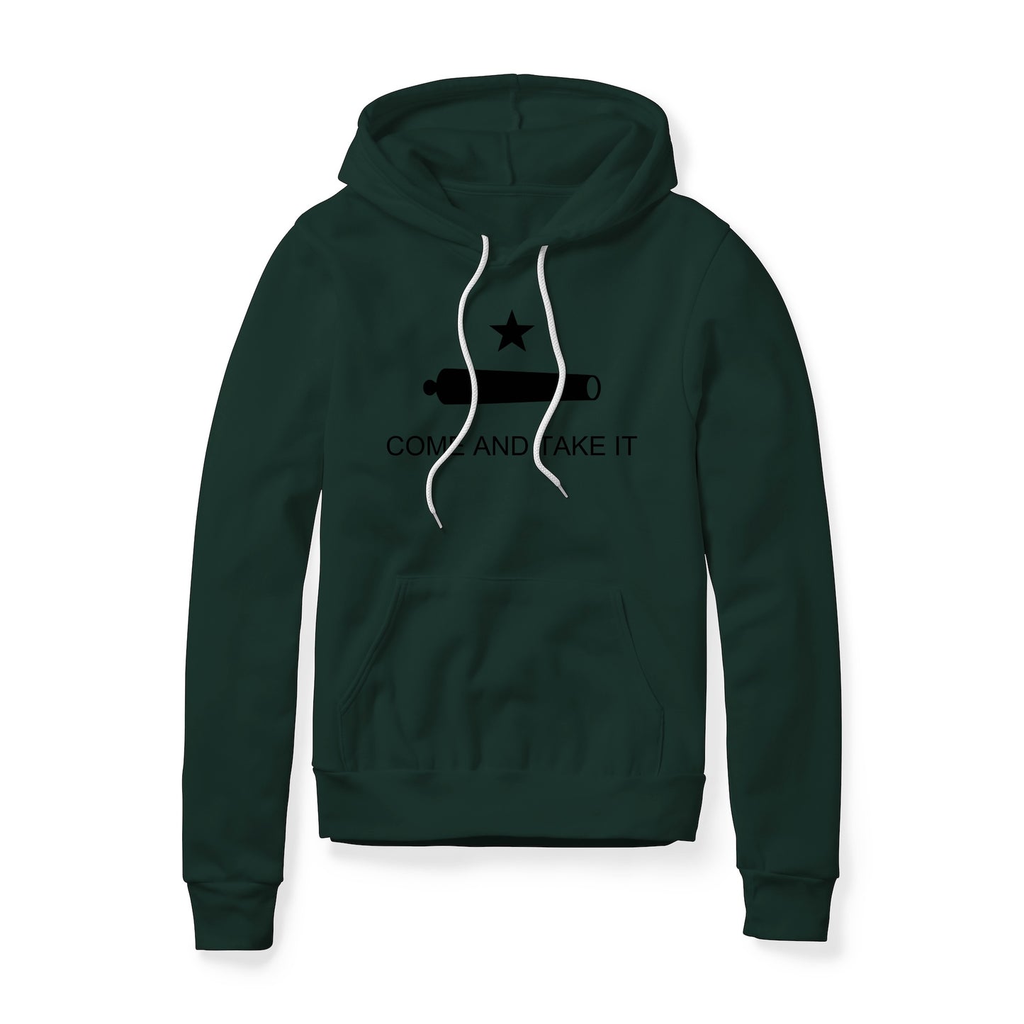 Come And Take It : Cannon (Black), Fleece Hoodie