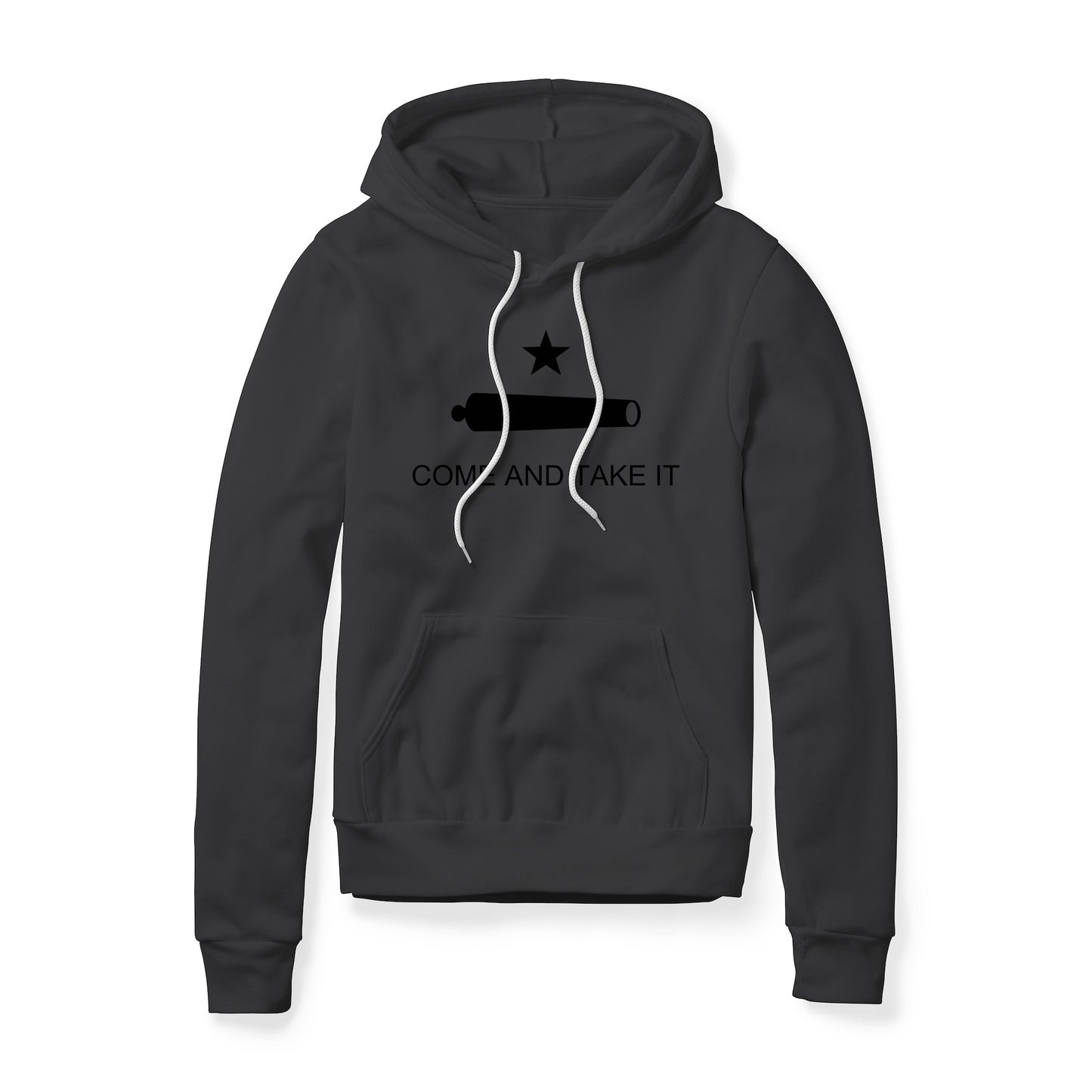 Come And Take It : Cannon (Black), Fleece Hoodie