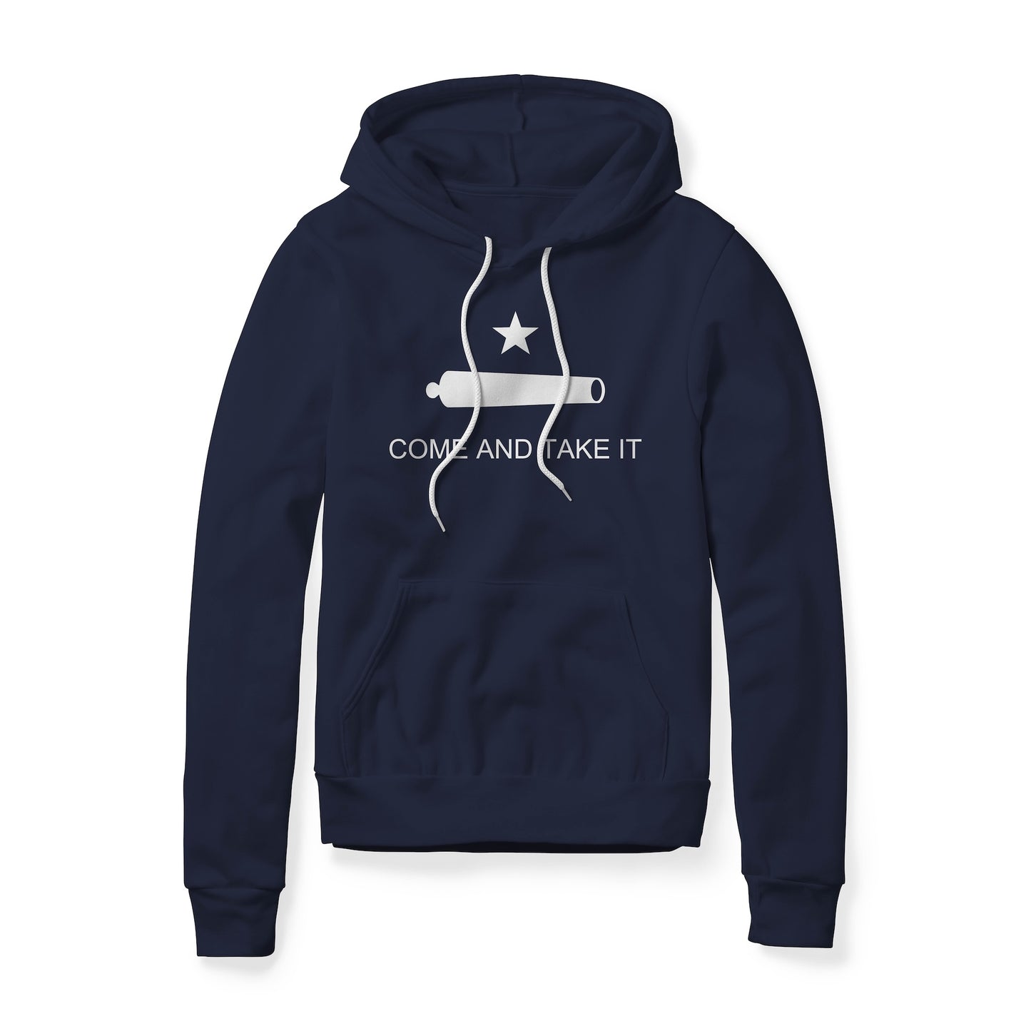 Come And Take It : Cannon (White), Fleece Hoodie