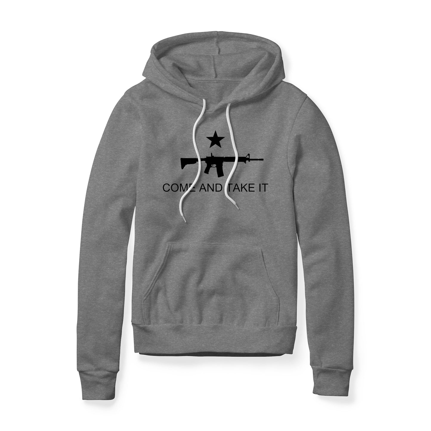 Come And Take It : Rifle (Black), Fleece Hoodie