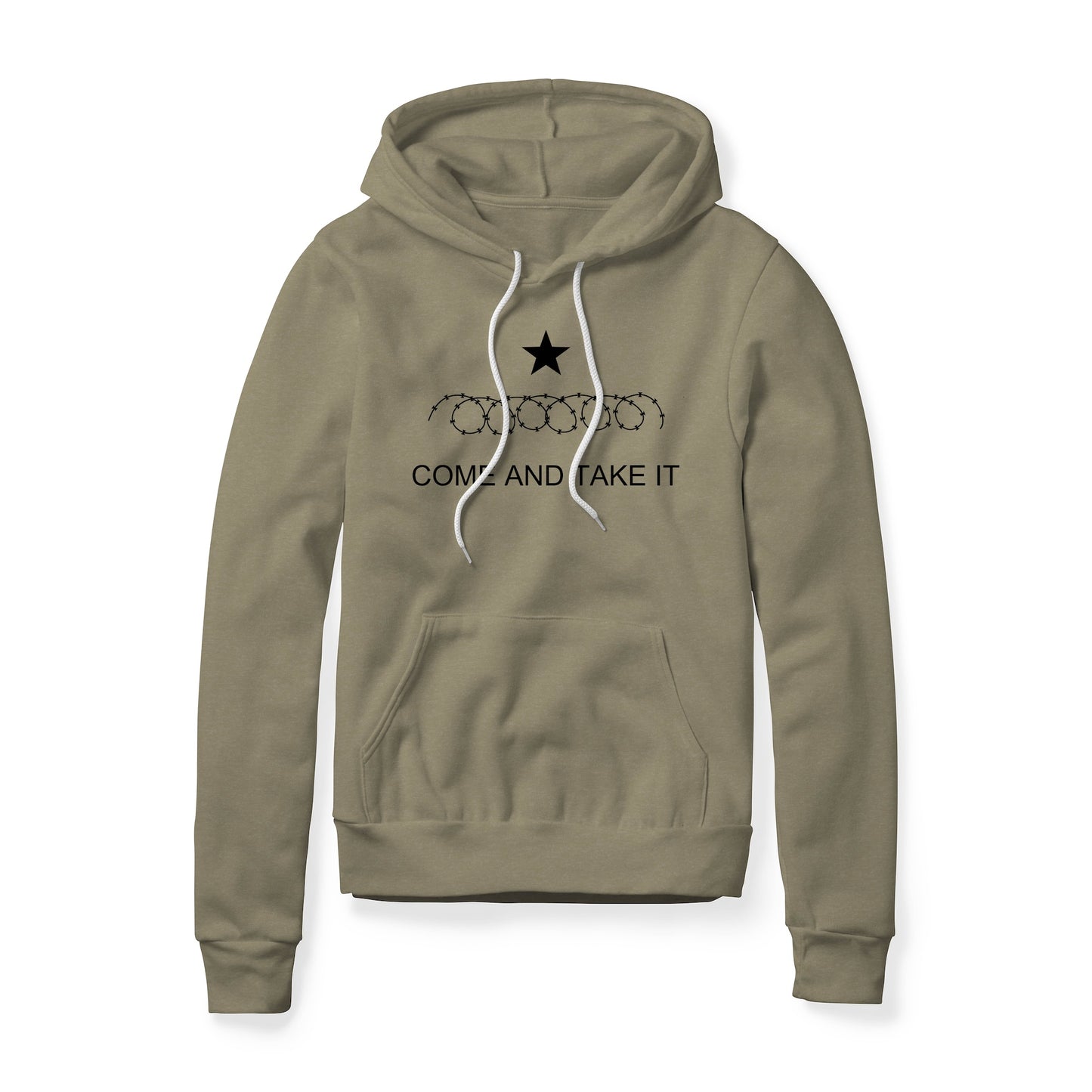 Come And Take It : Razor Wire (Black), Fleece Hoodie