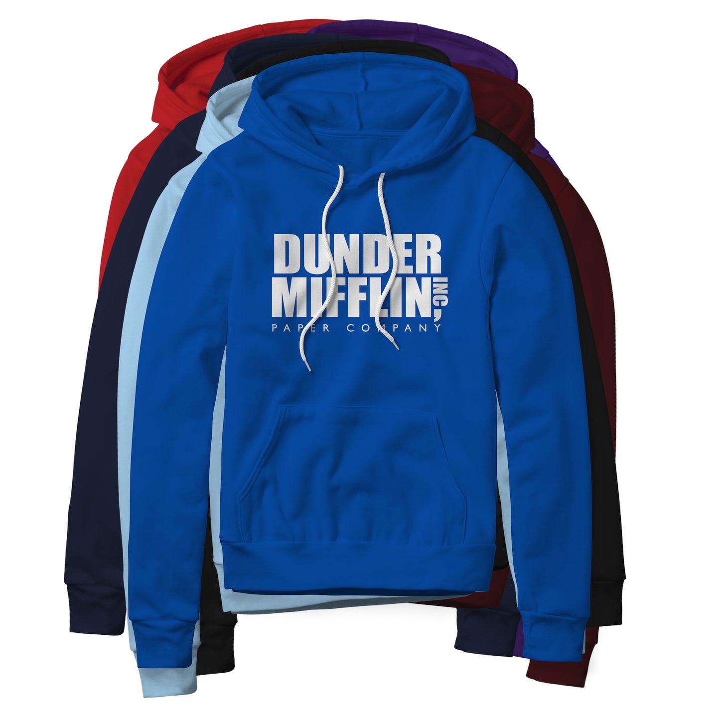 Dunder Mifflin Logo : The Office Show, Fleece Hoodie