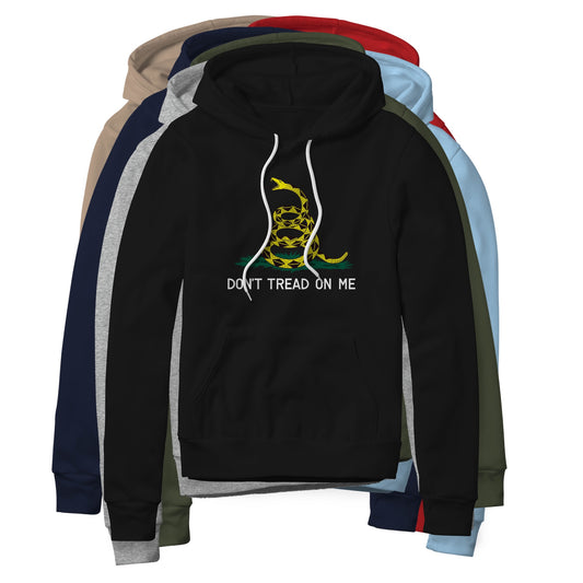 Don't Tread On Me : Gadsden (Snake), Fleece Hoodie