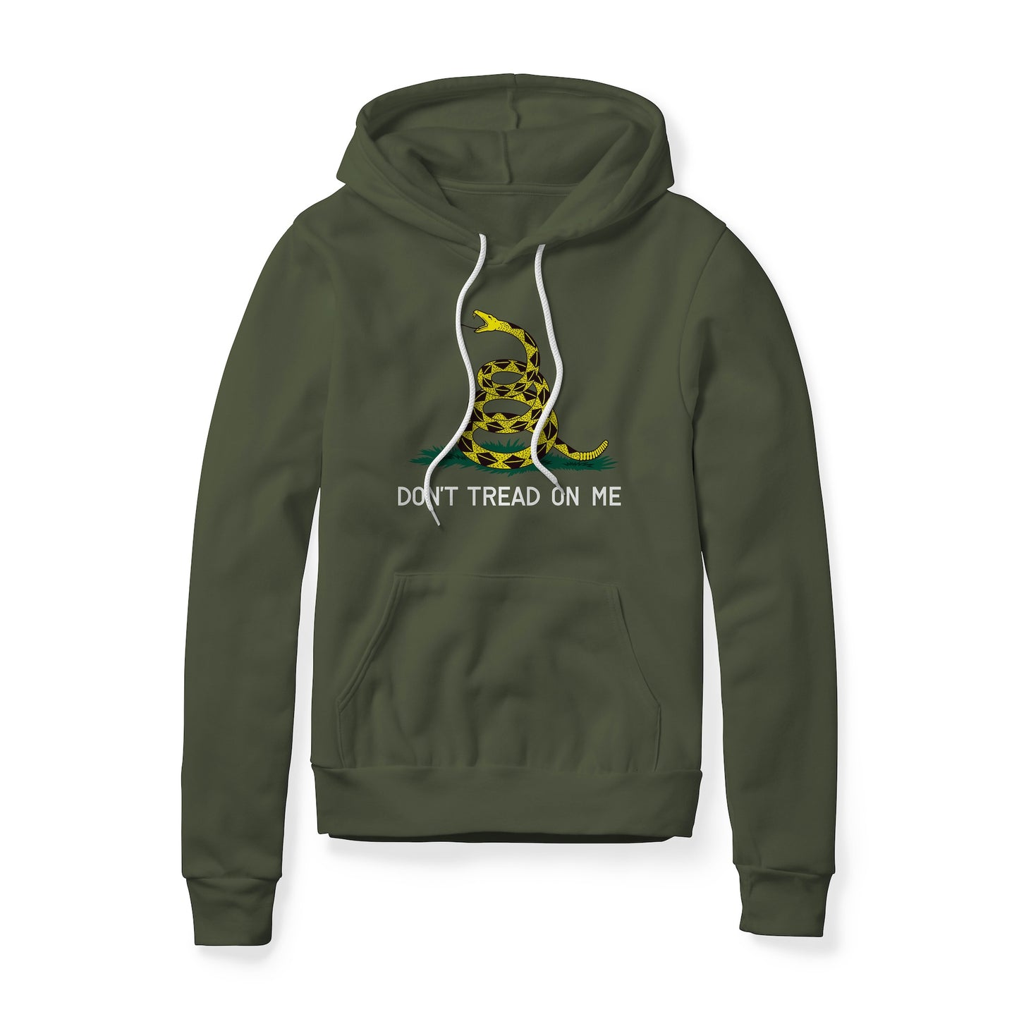 Don't Tread On Me : Gadsden (Snake), Fleece Hoodie