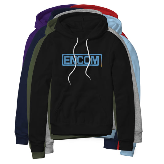 Encom Logo : Tron Movie, Fleece Hoodie