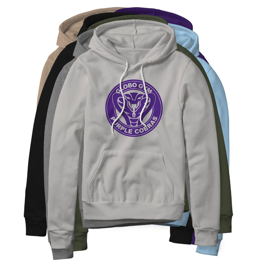 Globo Gym Purple Cobras Logo (Purple) : Dodgeball Movie, Fleece Hoodie