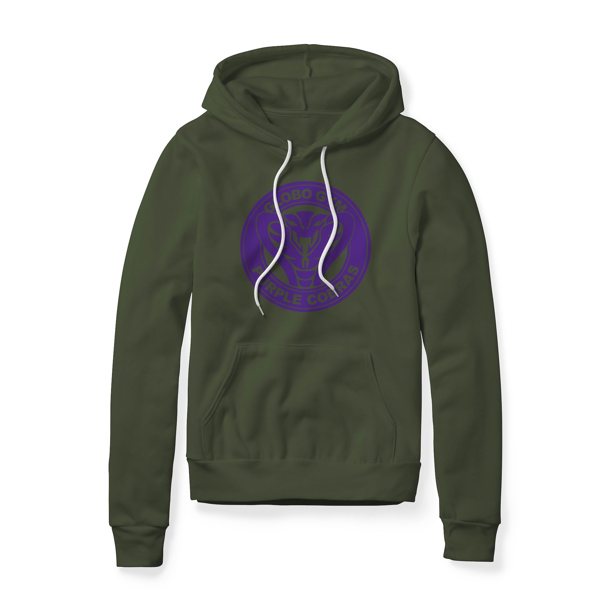 Globo Gym Purple Cobras Logo (Purple) : Dodgeball Movie, Fleece Hoodie