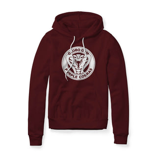 Globo Gym Purple Cobras Logo (White) : Dodgeball Movie, Fleece Hoodie