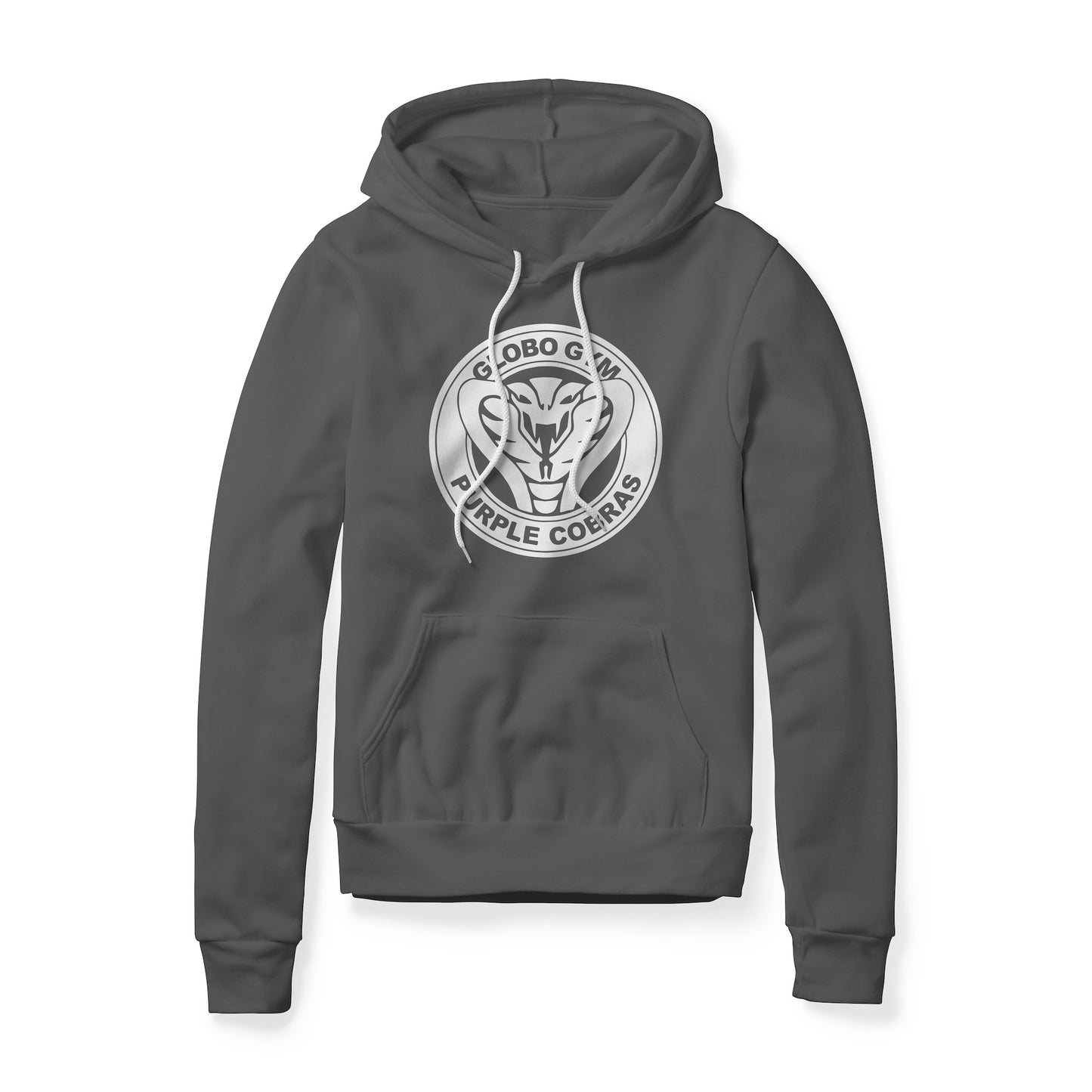 Globo Gym Purple Cobras Logo (White) : Dodgeball Movie, Fleece Hoodie