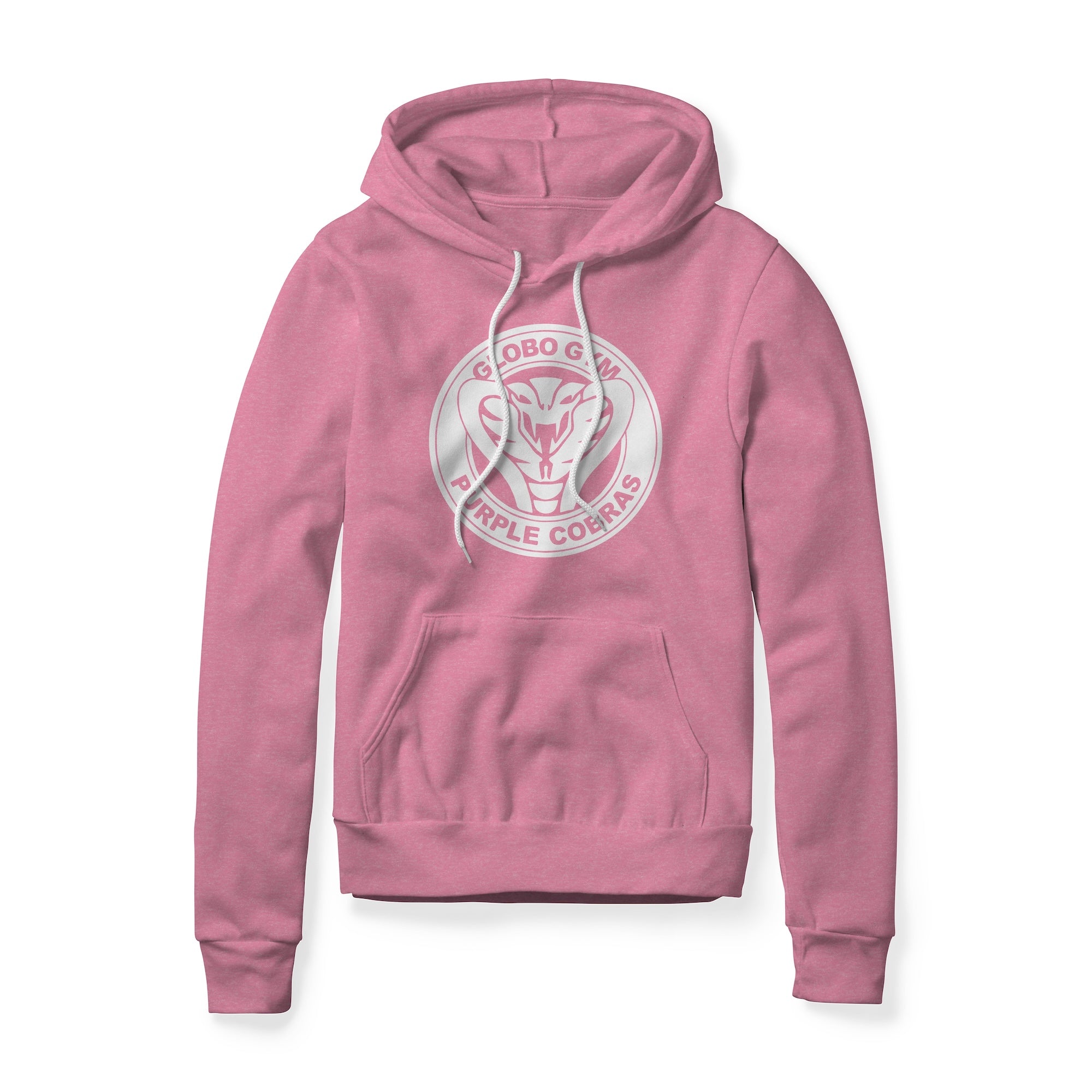 Globo Gym Purple Cobras Logo (White) : Dodgeball Movie, Fleece Hoodie