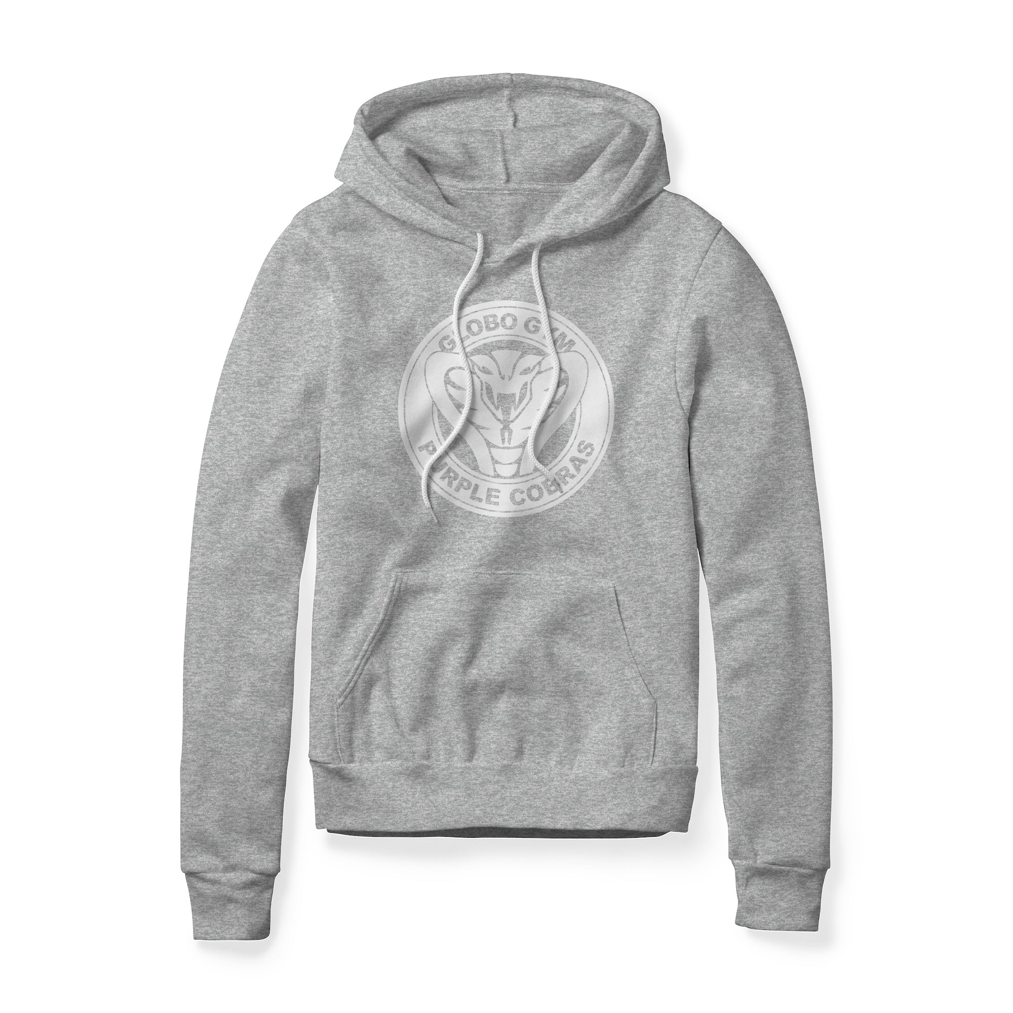 Globo Gym Purple Cobras Logo (White) : Dodgeball Movie, Fleece Hoodie