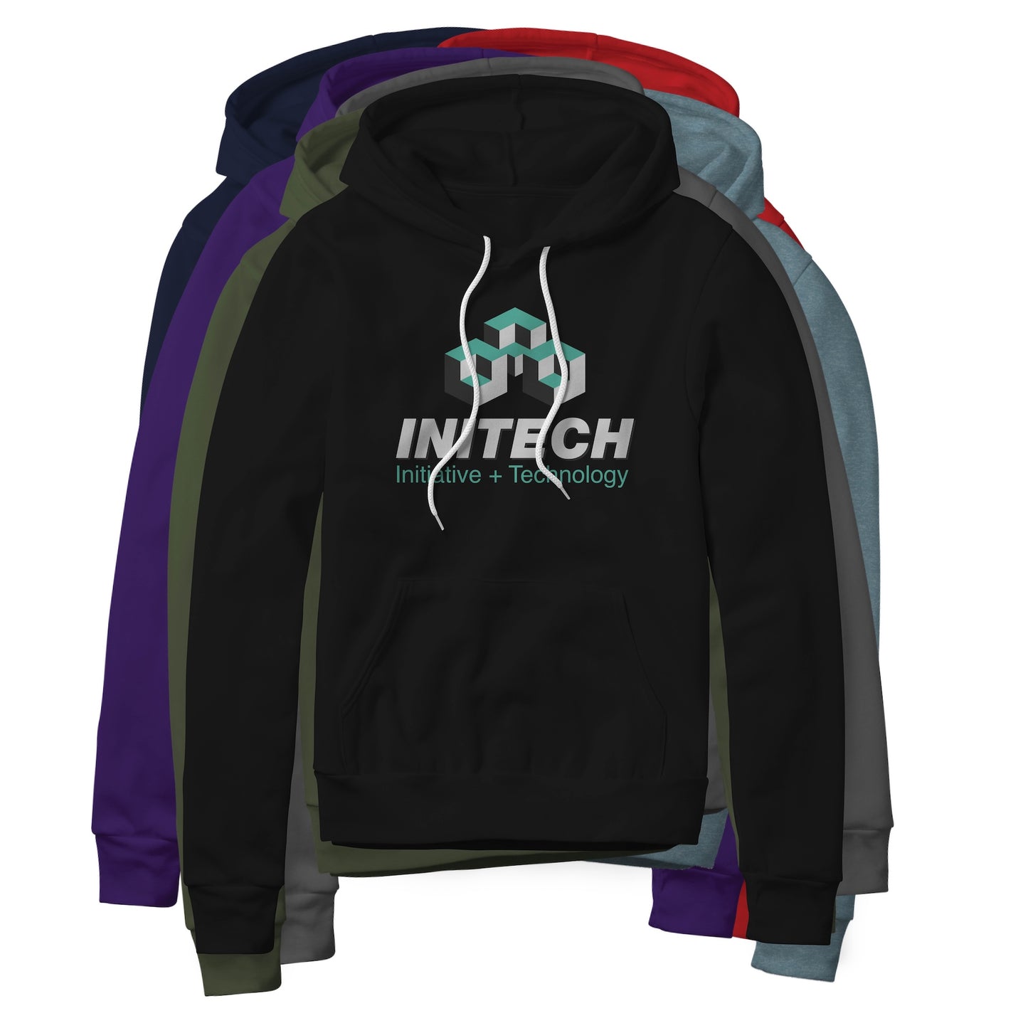 Initech Logo : Office Space Movie, Fleece Hoodie