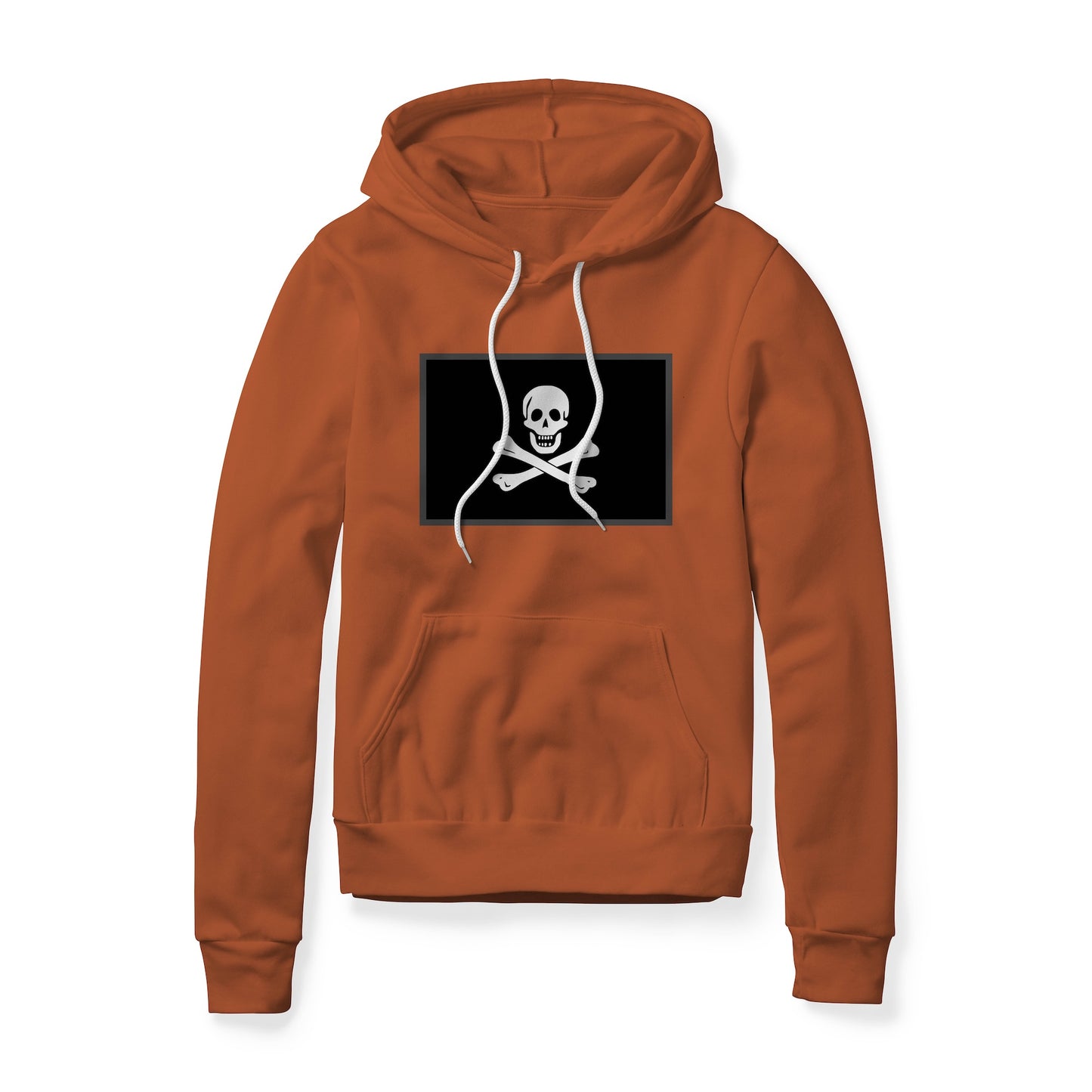 Jolly Roger Pirate Flag (Bones), Fleece Hoodie