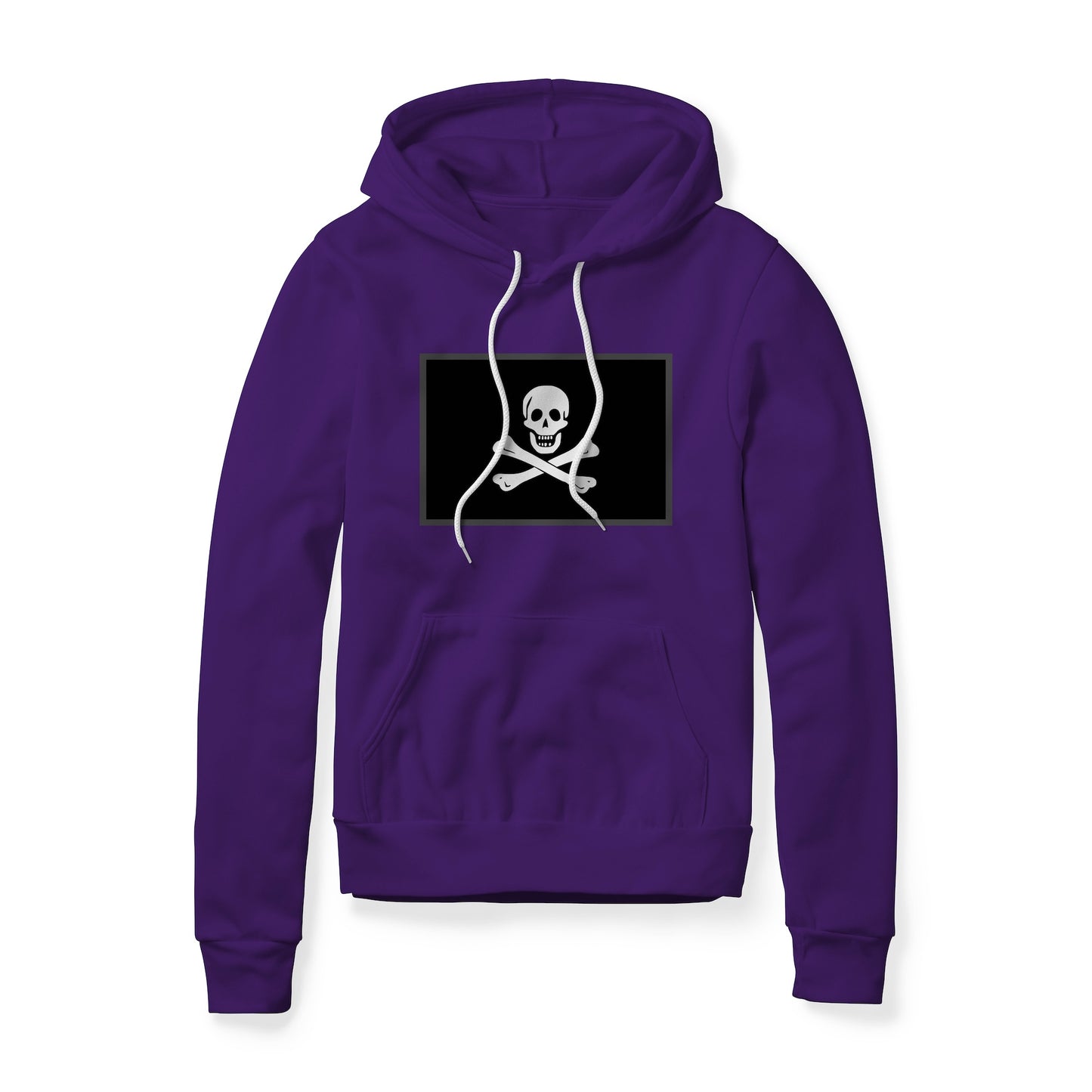 Jolly Roger Pirate Flag (Bones), Fleece Hoodie
