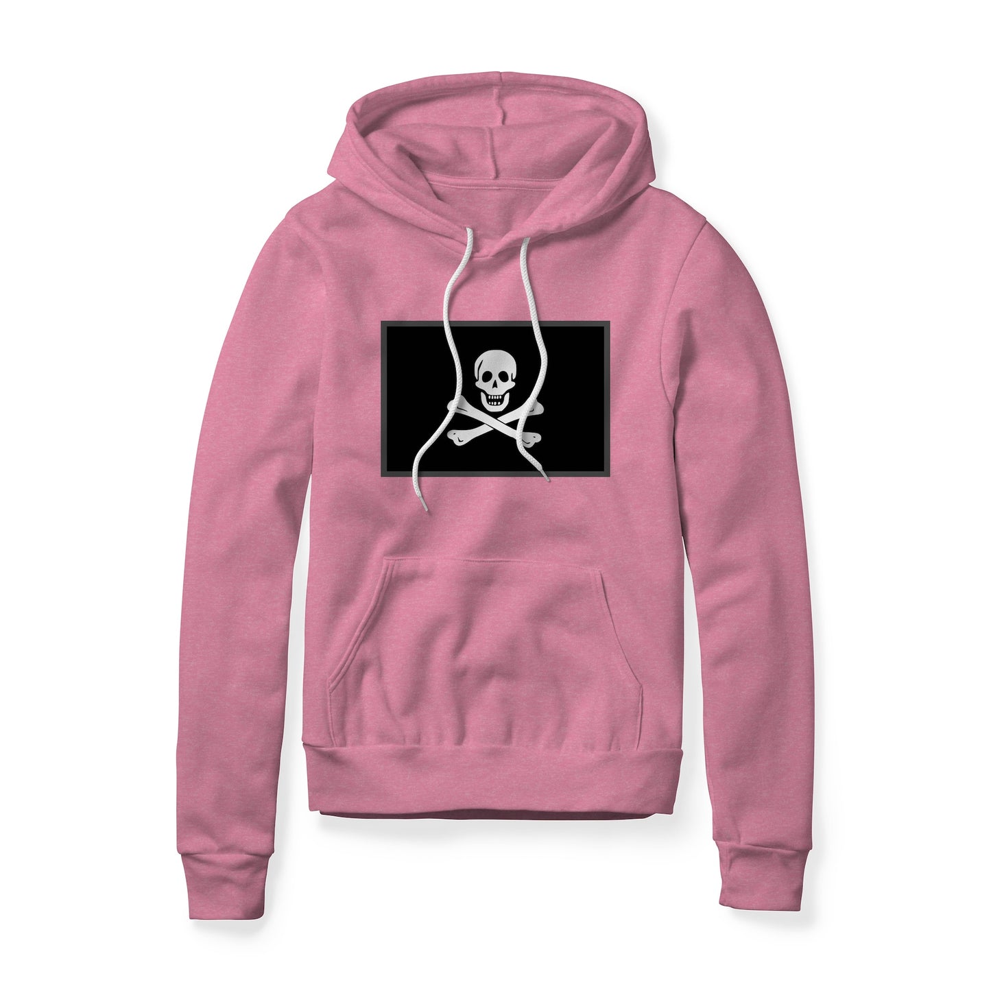 Jolly Roger Pirate Flag (Bones), Fleece Hoodie