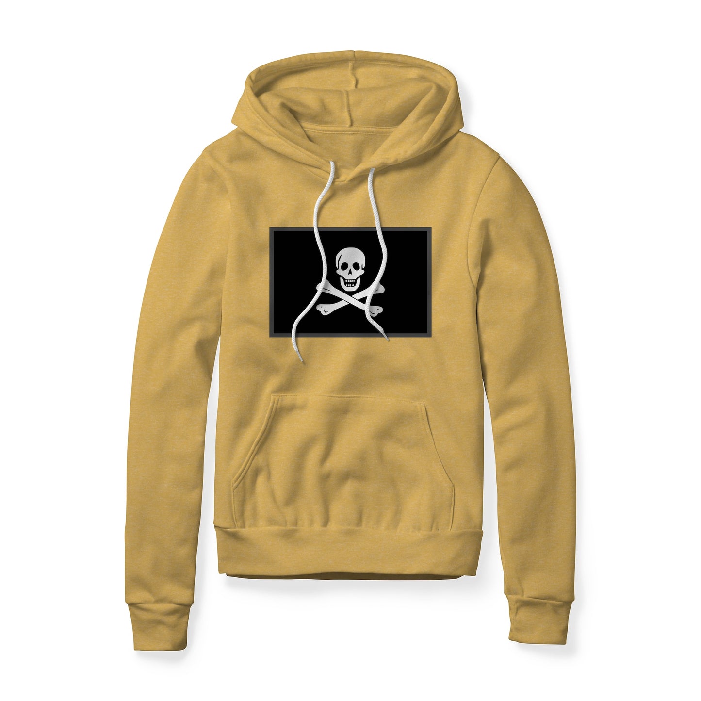 Jolly Roger Pirate Flag (Bones), Fleece Hoodie