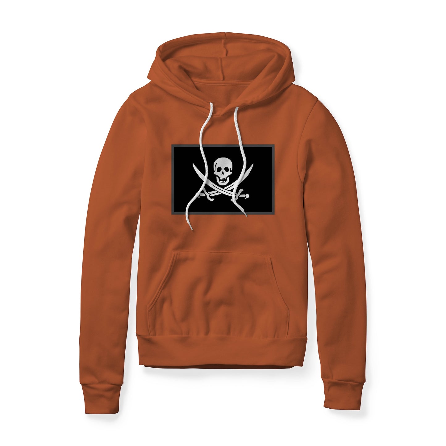 Jolly Roger Pirate Flag (Swords), Fleece Hoodie