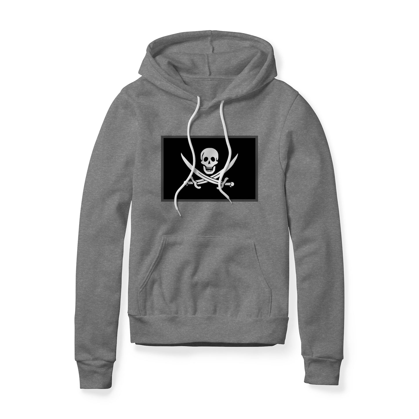 Jolly Roger Pirate Flag (Swords), Fleece Hoodie