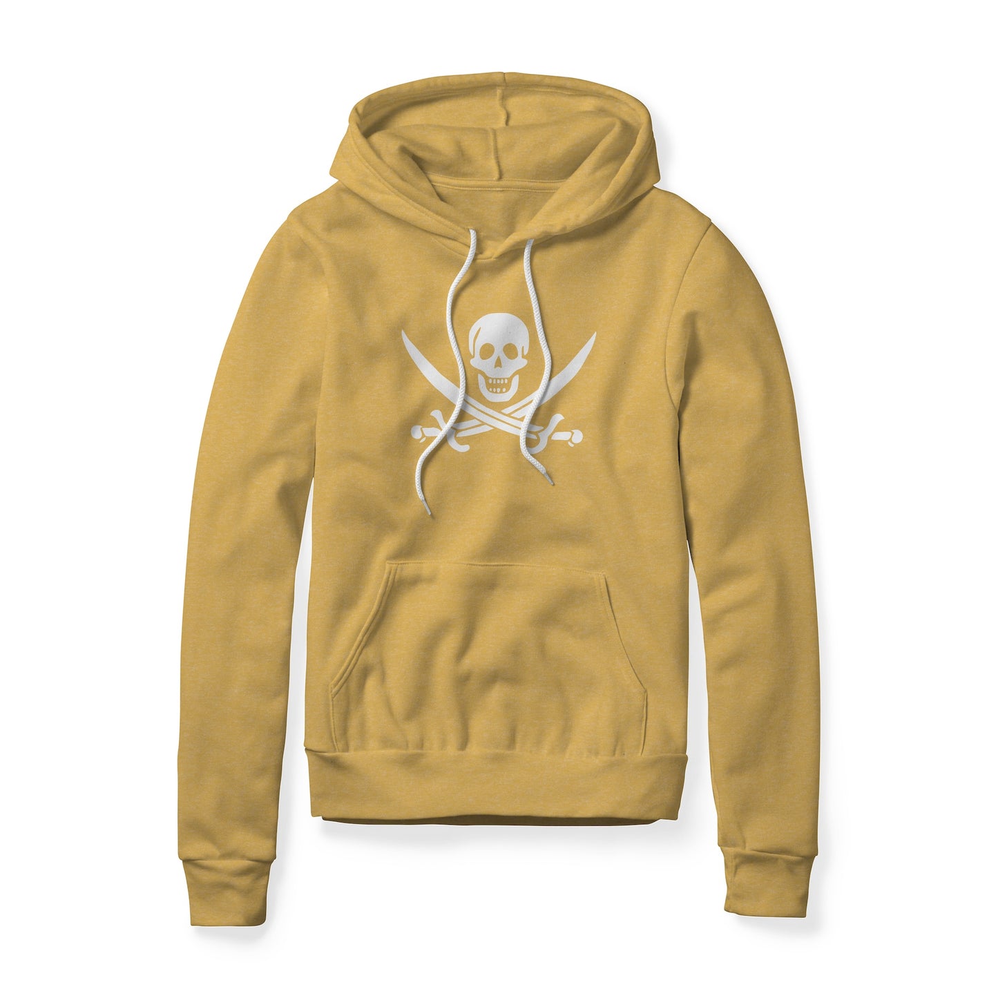 Jolly Roger Pirate Symbol (Swords), Fleece Hoodie